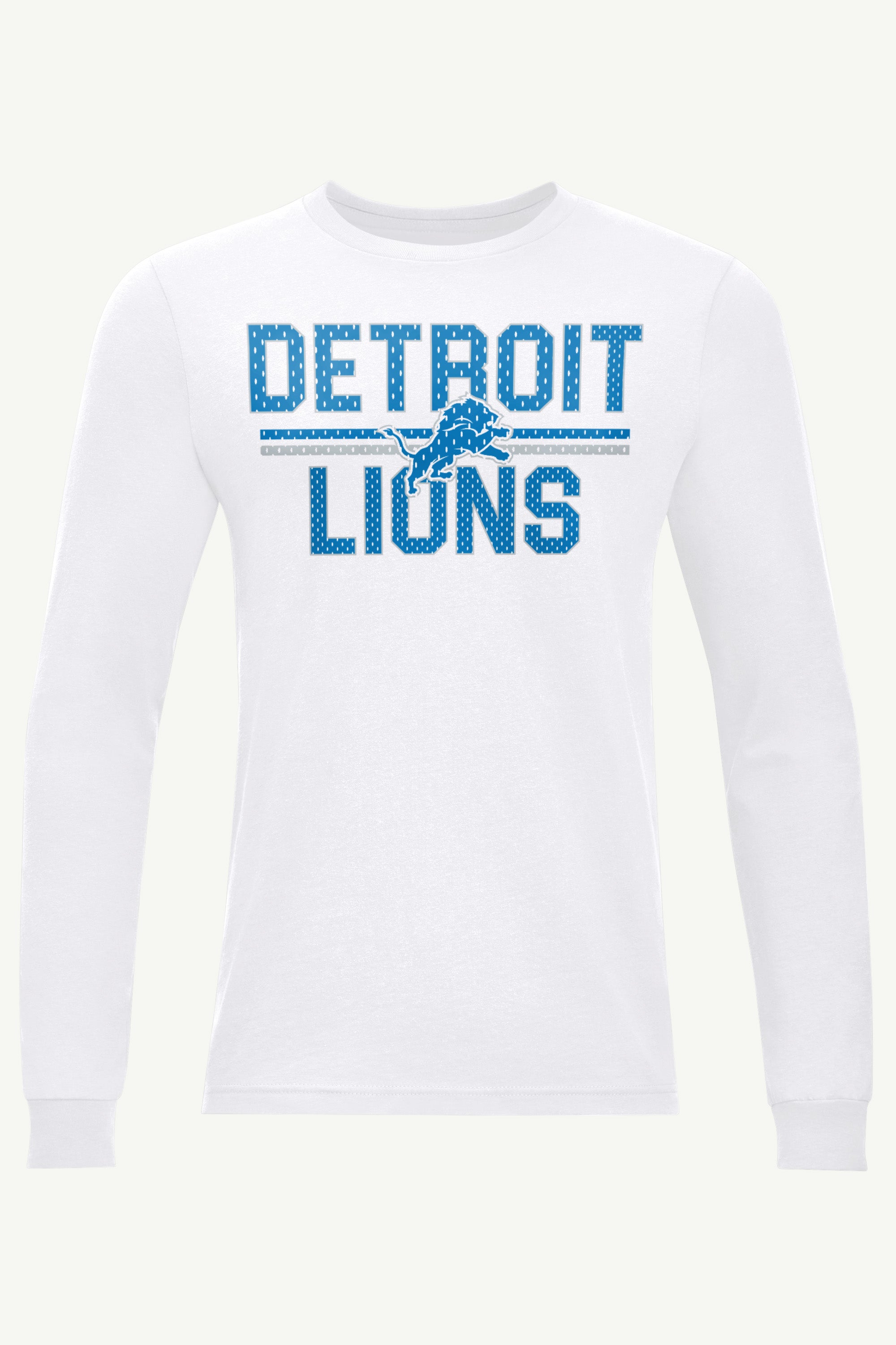 MENS DETROIT LIONS MESH LOOK LONG SLEEVE T SHIRT View 1 | Detroit Lions