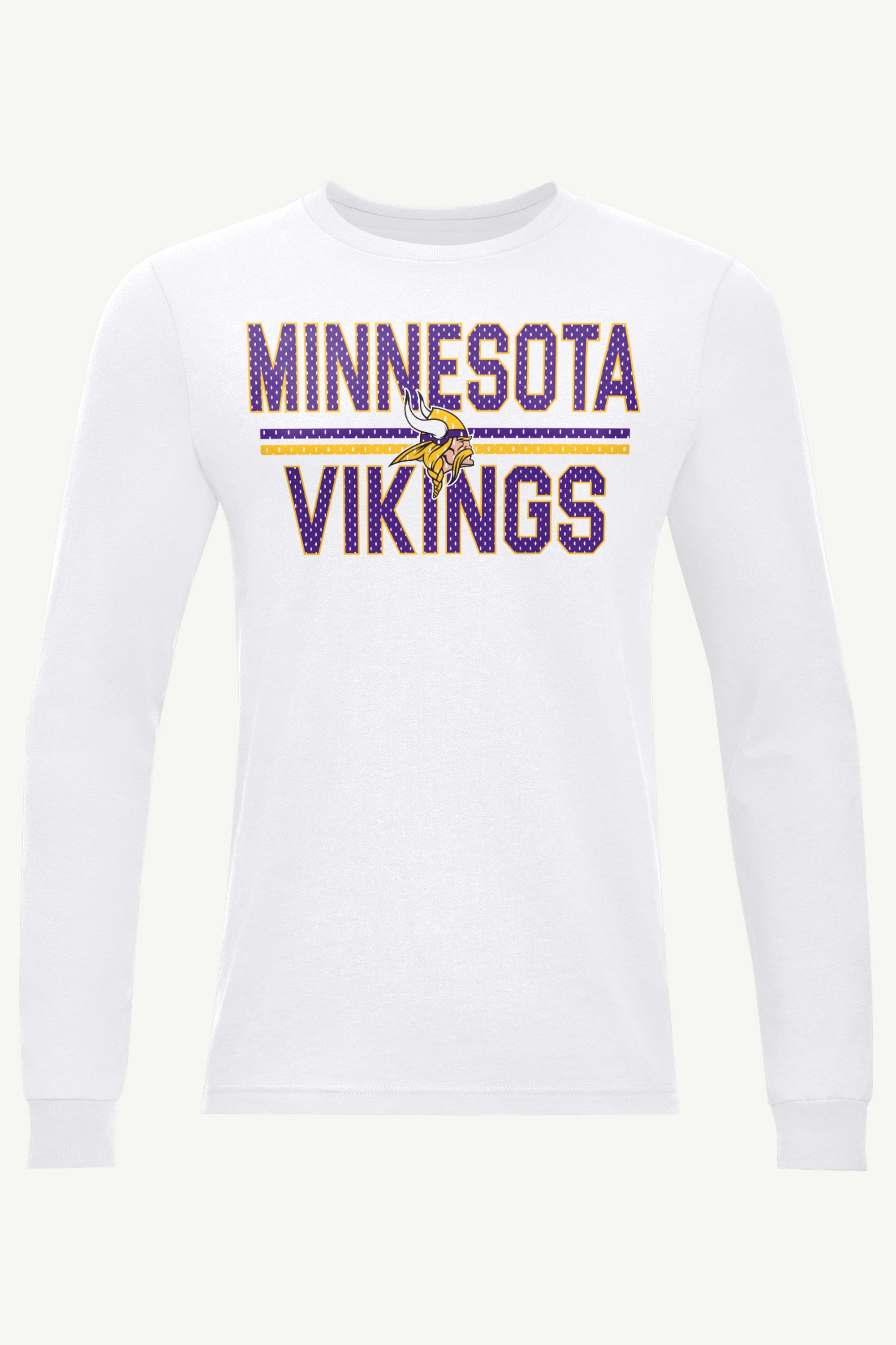 MENS MINNESOTA VIKINGS MESH LOOK LONG SLEEVE T SHIRT View 1 | Minnesota Vikings