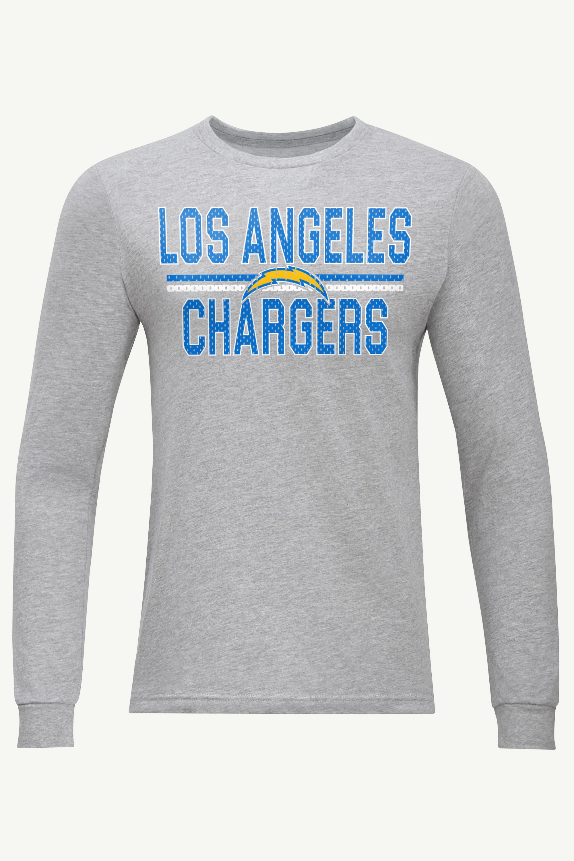 MENS LOS ANGELES CHARGERS MESH LOOK LONG SLEEVE T SHIRT View 1 | Los Angeles Chargers