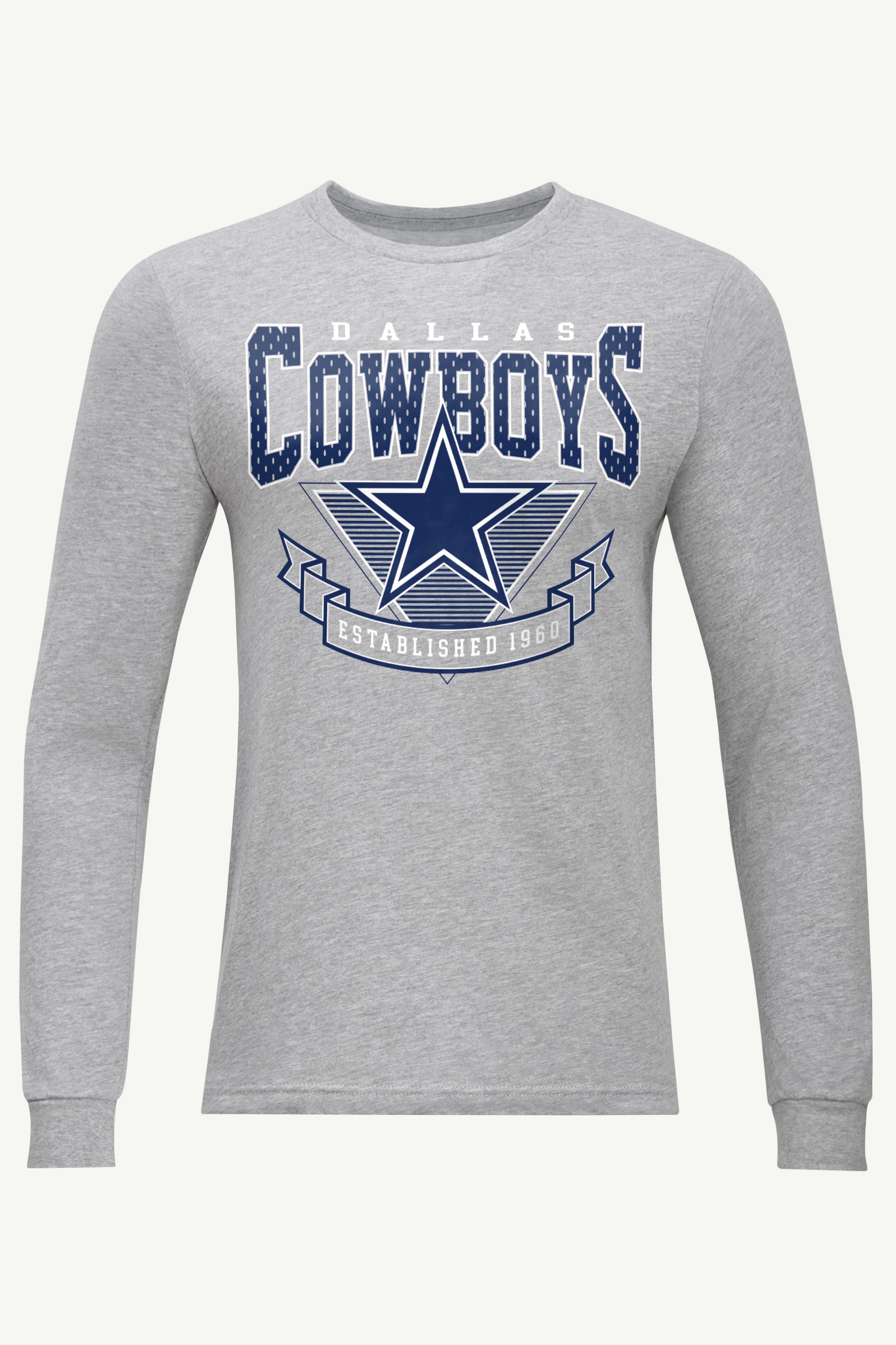 MENS DALLAS COWBOYS 80's INSPIRED LONG SLEEVE T SHIRT View 1 | Men's T-Shirts MENS DALLAS COWBOYS 80's INSPIRED LONG SLEEVE T SHIRT View 1 | Men's T-Shirts