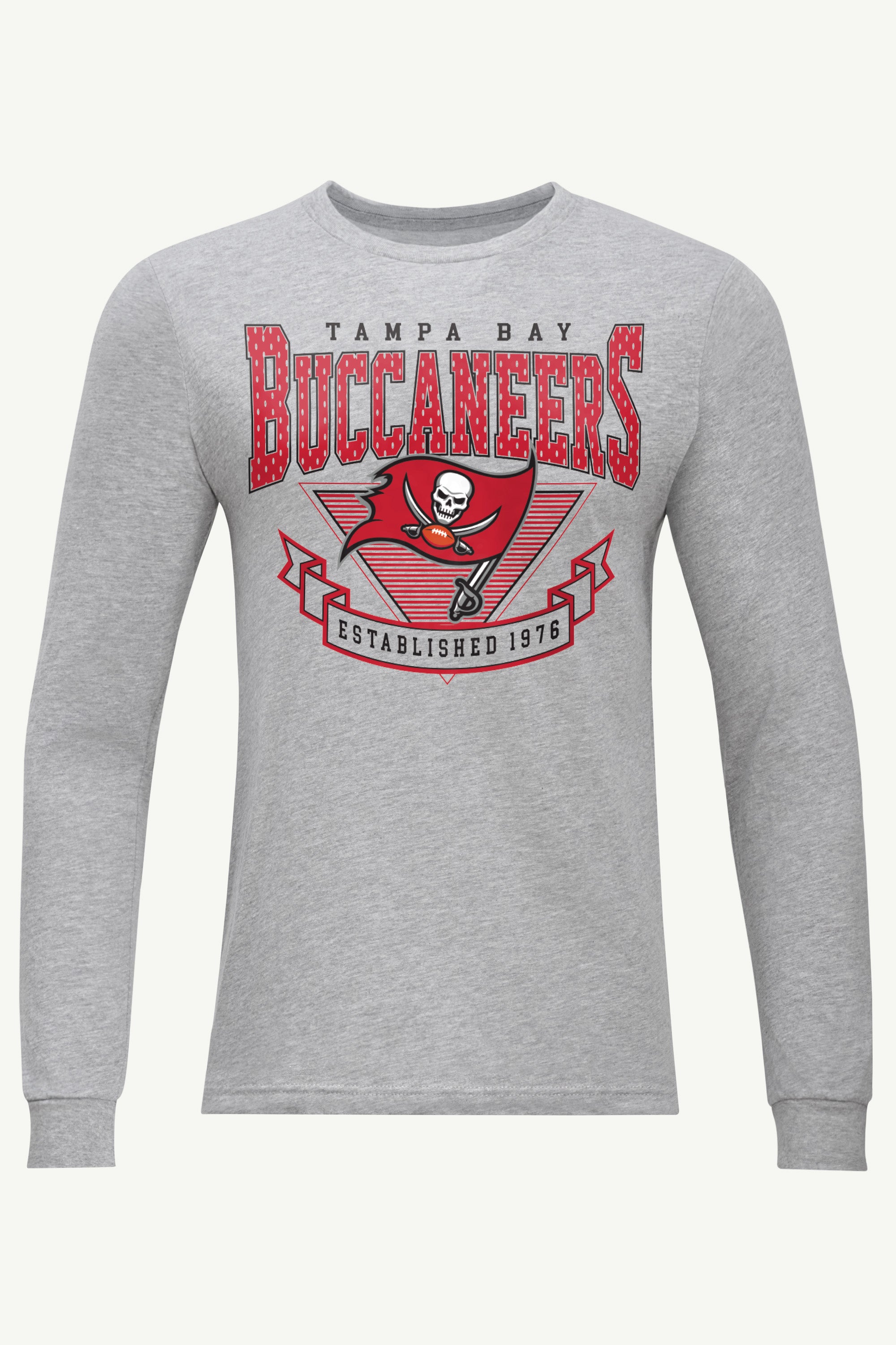 MENS TAMPA BAY BUCCANEERS 80's INSPIRED LONG SLEEVE T SHIRT View 1 | Tampa Bay Buccaneers