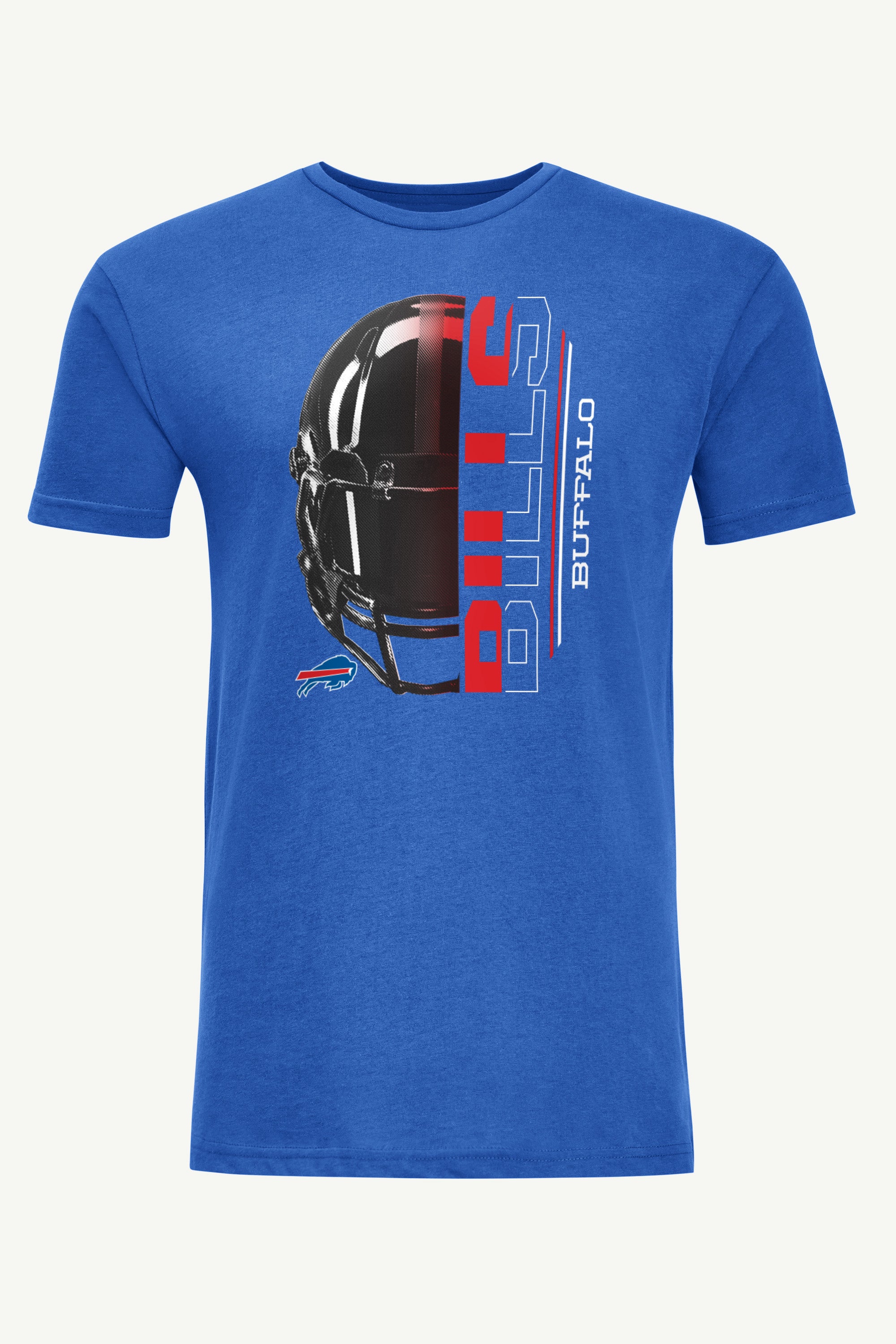 MENS BUFFALO BILLS HALF HELMET T SHIRT View 1 | Men's T-Shirts