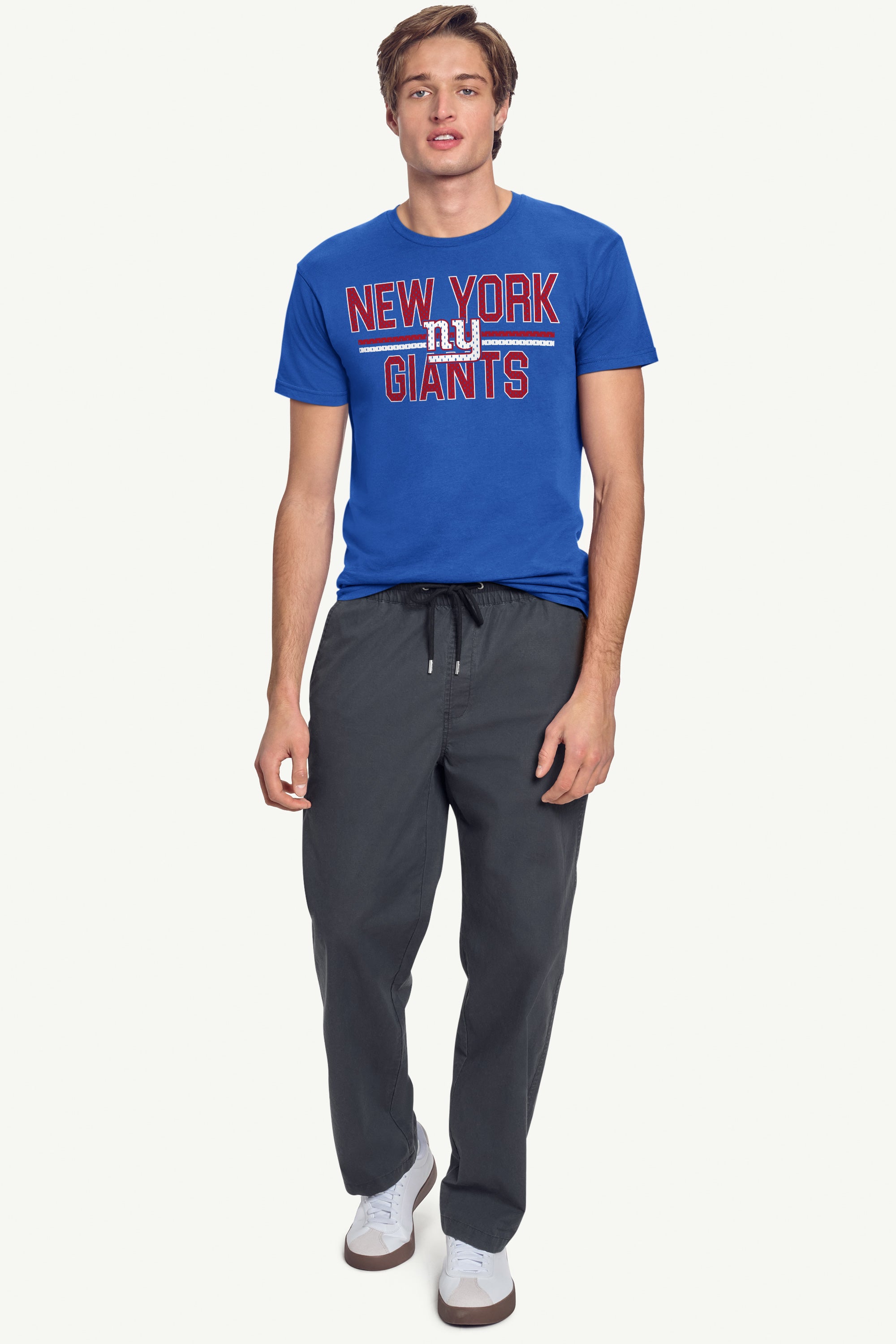MENS NEW YORK GIANTS MESH LOOK T SHIRT View 3 | New York Giants