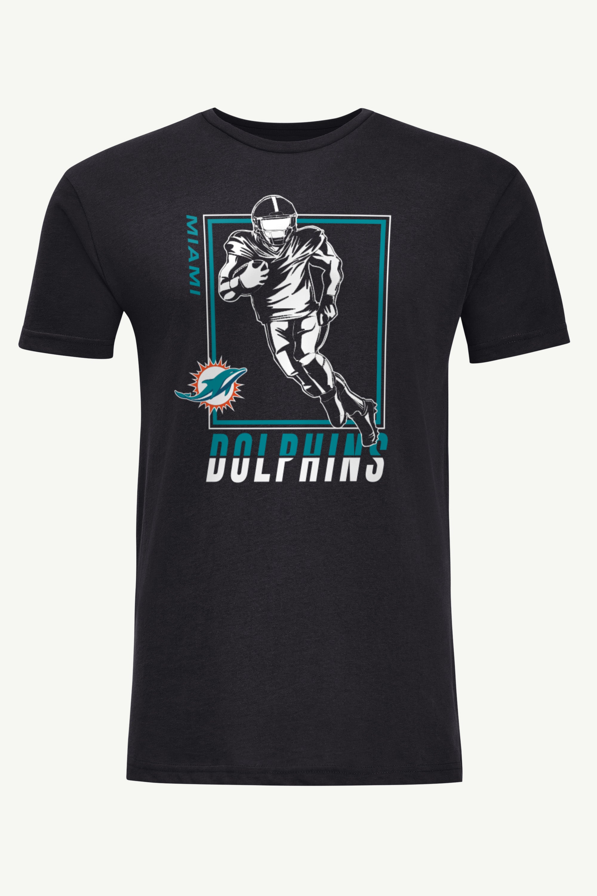 MENS MIAMI DOLPHINS PLAYER GRID T SHIRT View 1 | Miami Dolphins