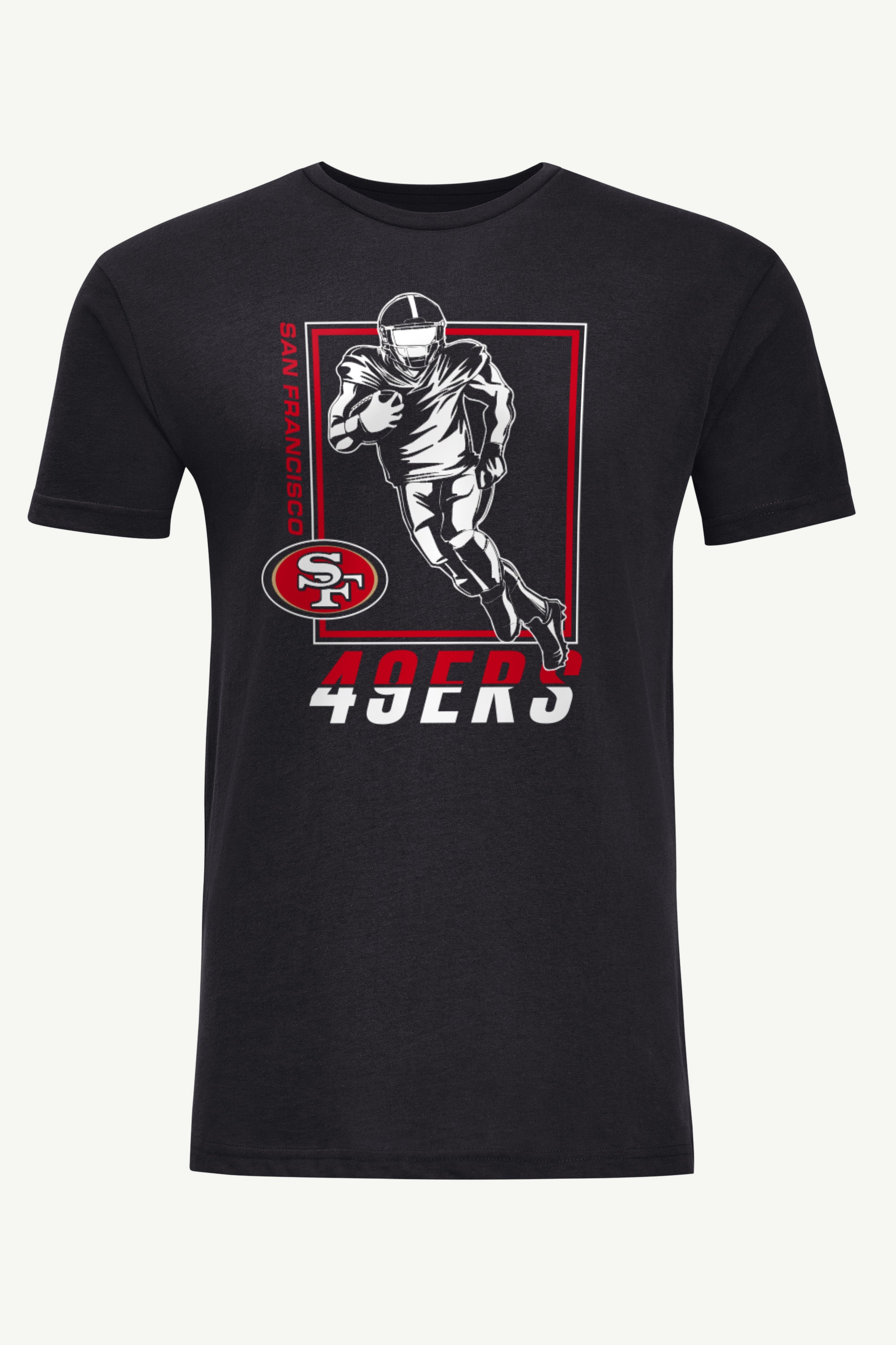 MENS SAN FRANCISCO 49ERs PLAYER GRID T SHIRT View 1 | San Francisco 49ers