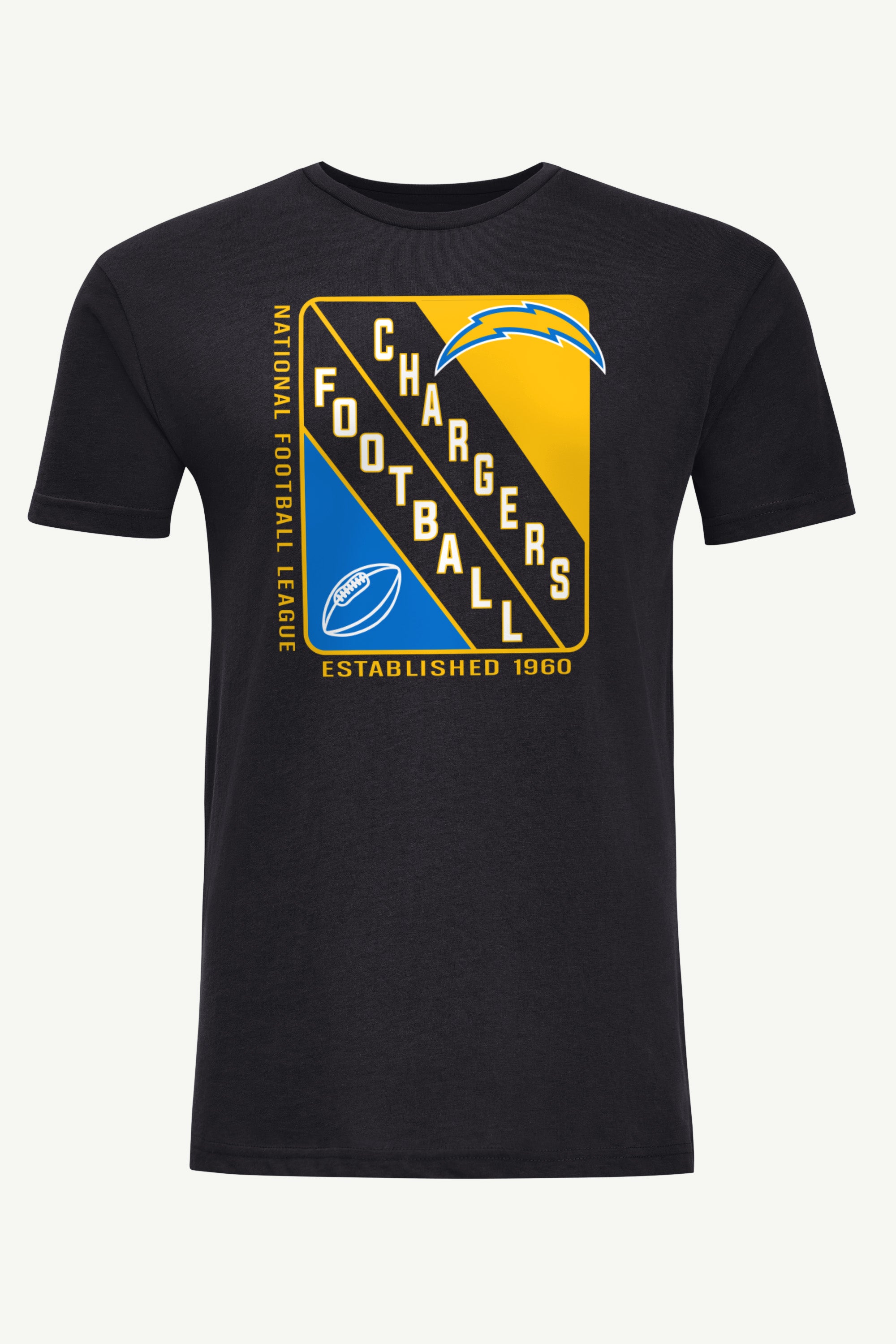 MENS LOS ANGELES CHARGERS SHIELD LOGO T SHIRT View 1 | Los Angeles Chargers