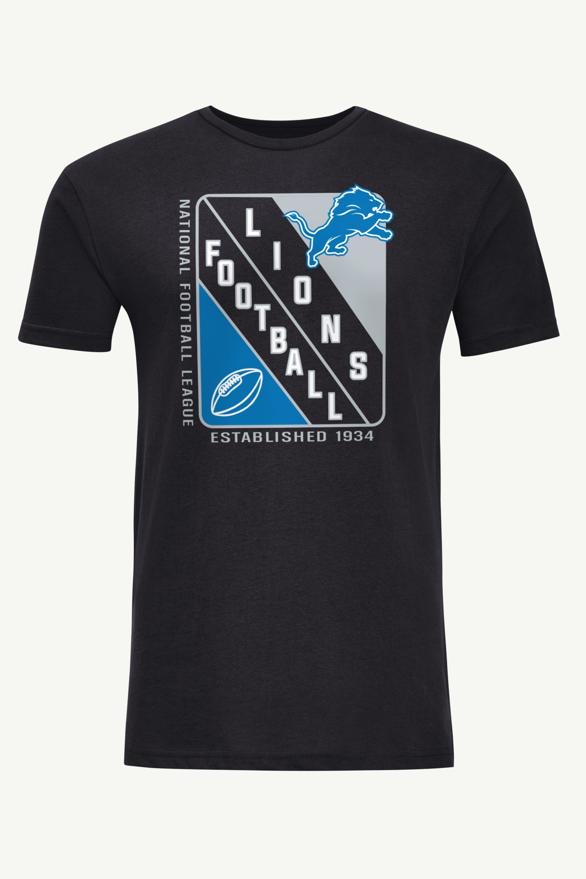 MENS DETROIT LIONS SHIELD LOGO T SHIRT View 1 | Detroit Lions