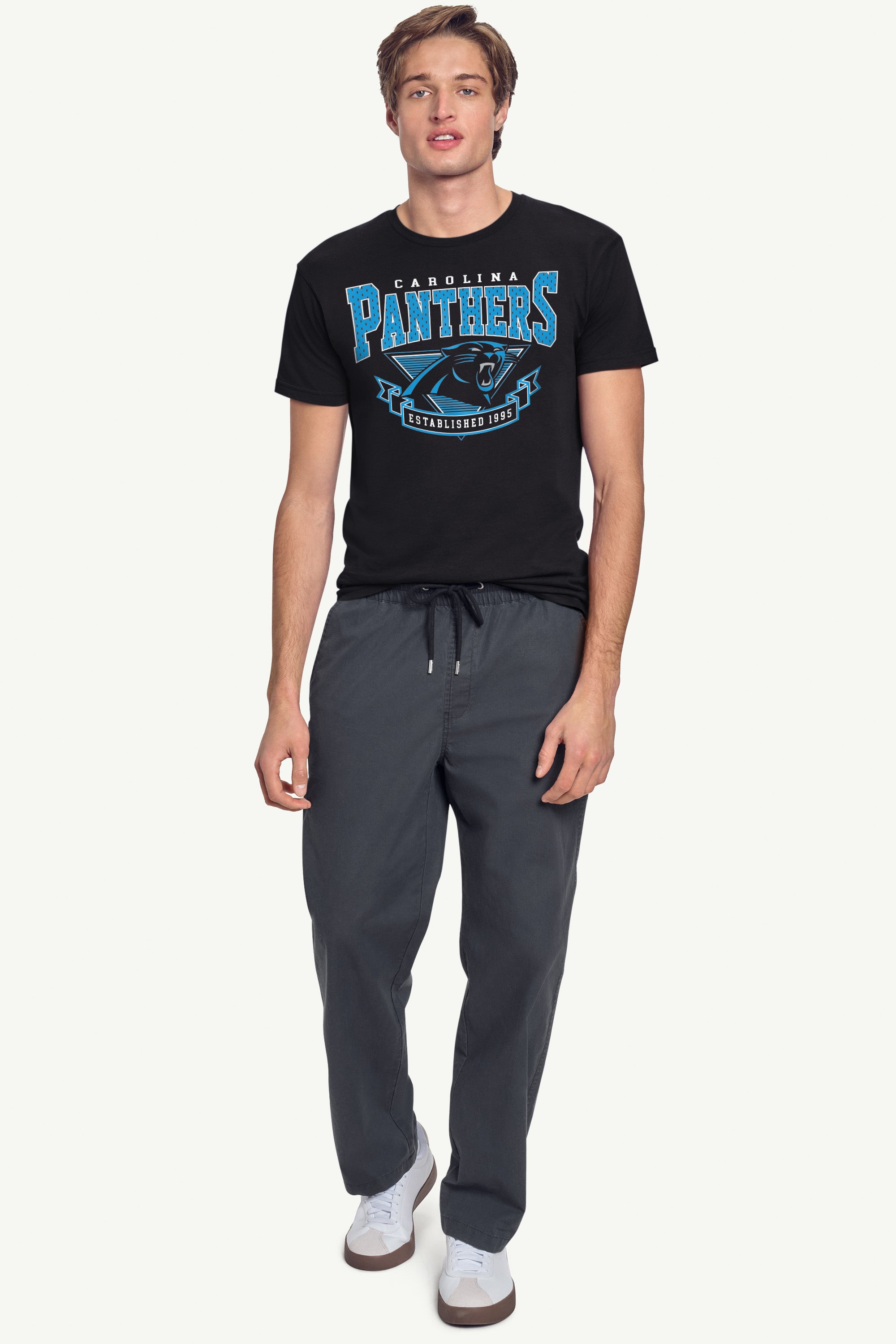 MENS CAROLINA PANTHERS 80's INSPIRED T SHIRT View 3 | Carolina Panthers