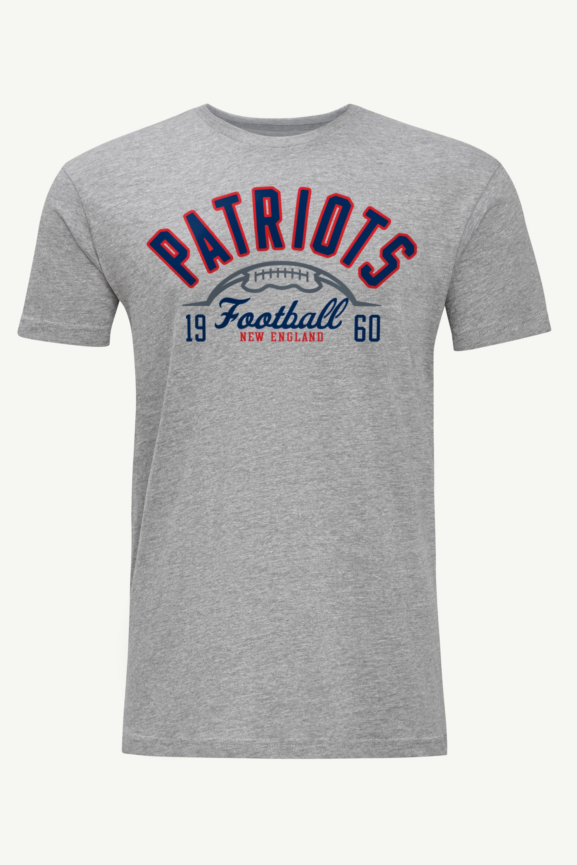 MENS NEW ENGLAND PATRIOTS HALF BALL T SHIRT View 1