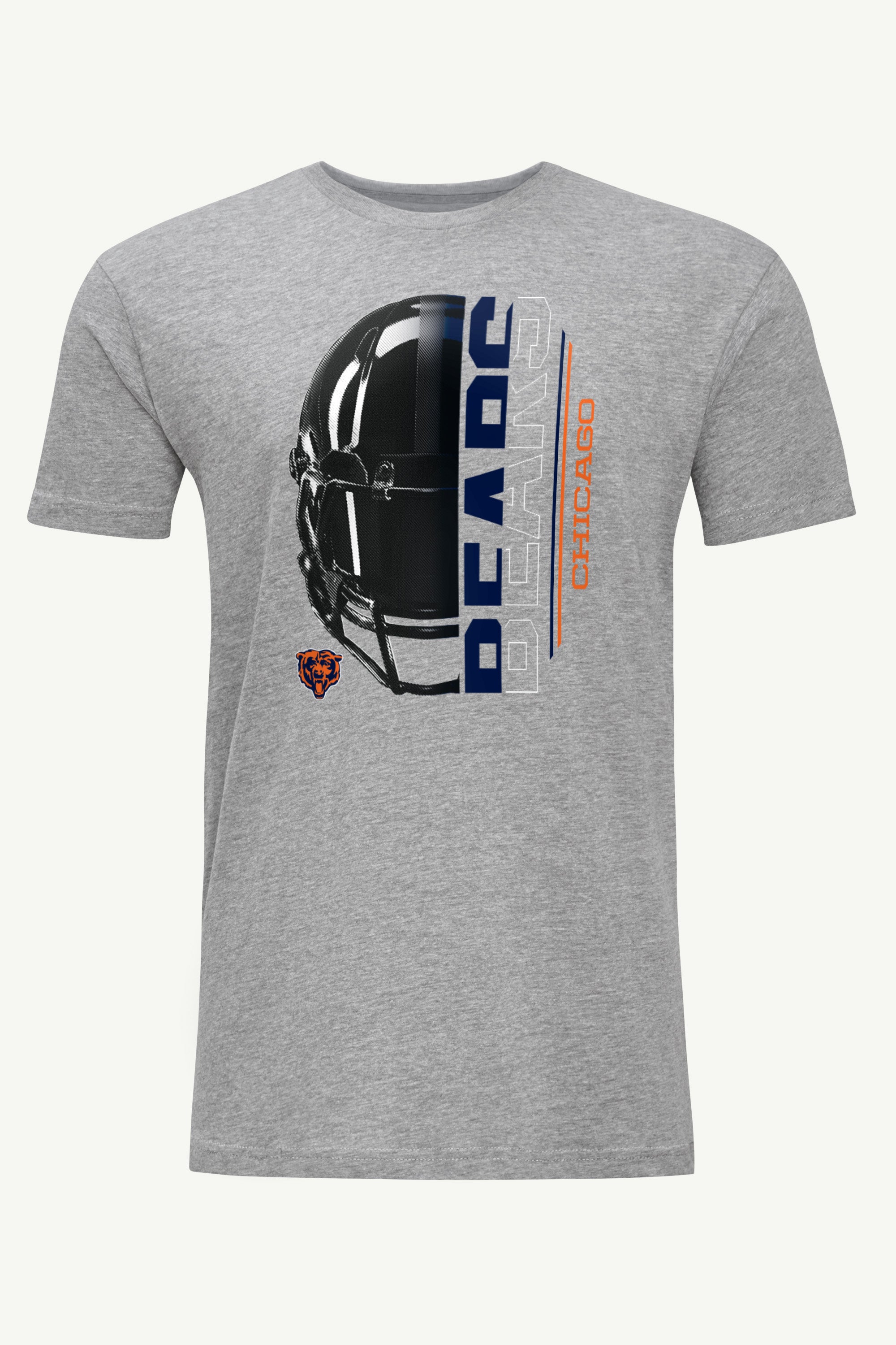 MENS CHICAGO BEARS HALF HELMET T SHIRT View 1 | Chicago Bears