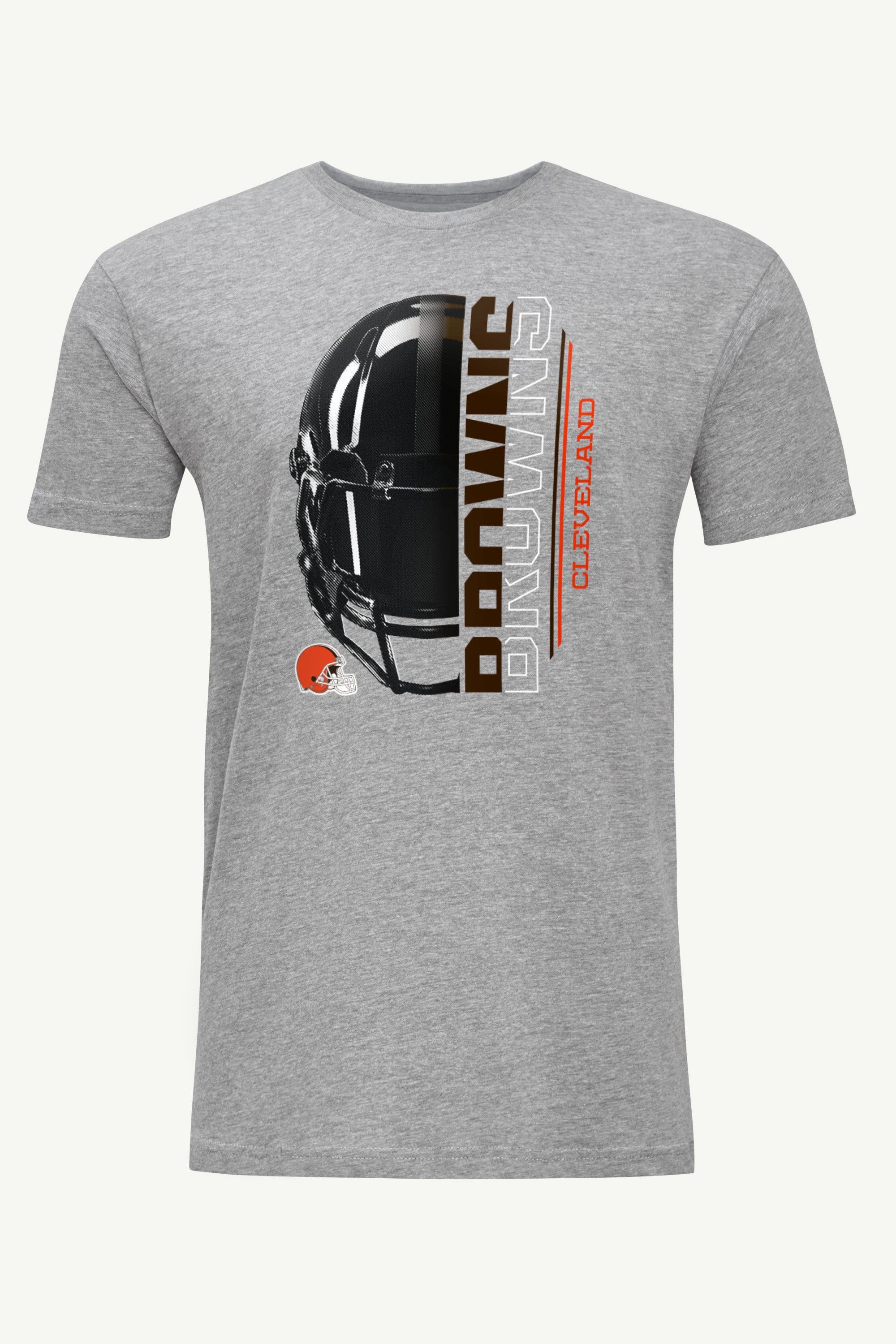 MENS CLEVELAND BROWNS HALF HELMET T SHIRT View 1 | Men's T-Shirts