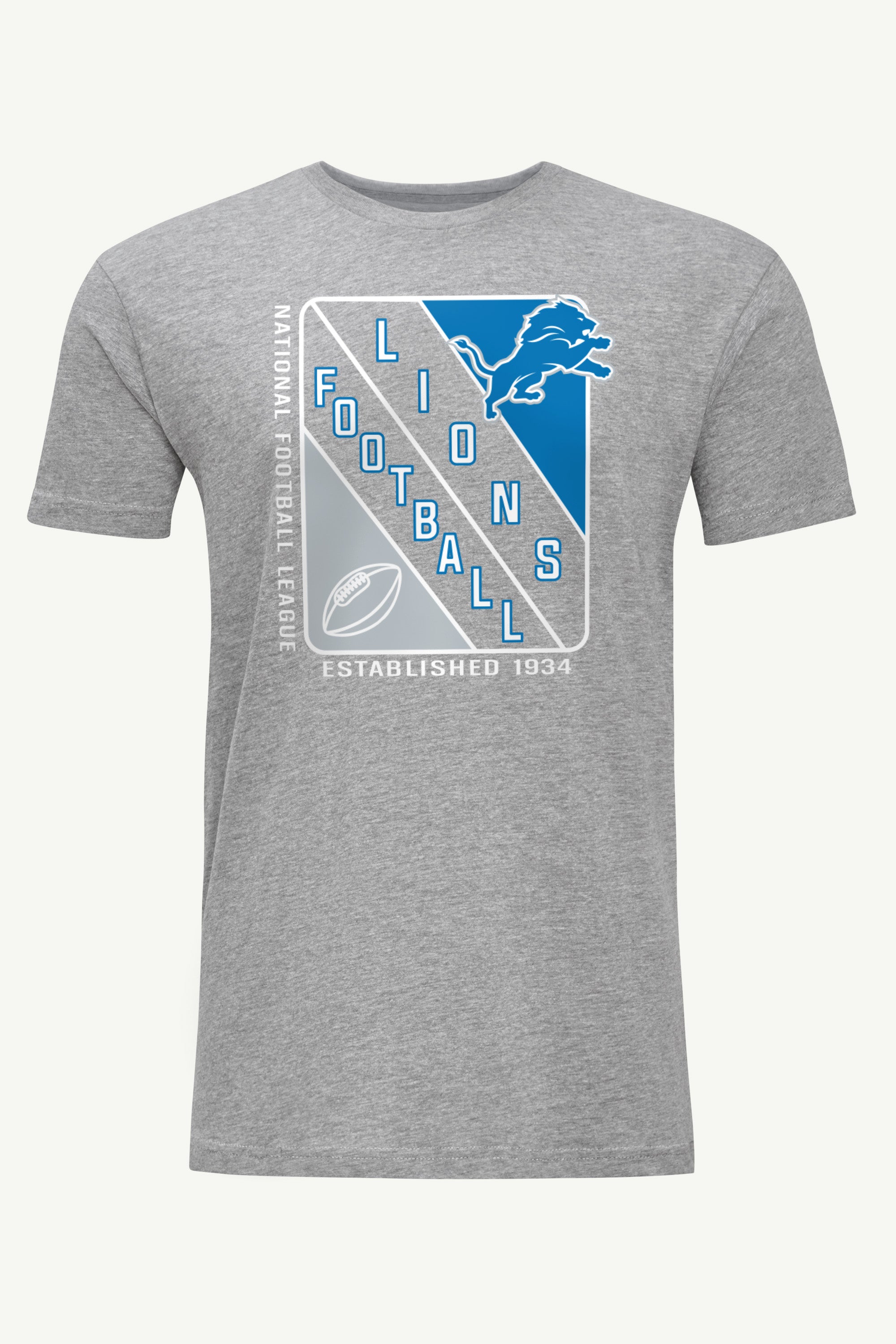 MENS DETROIT LIONS SHIELD LOGO T SHIRT View 1 | Detroit Lions