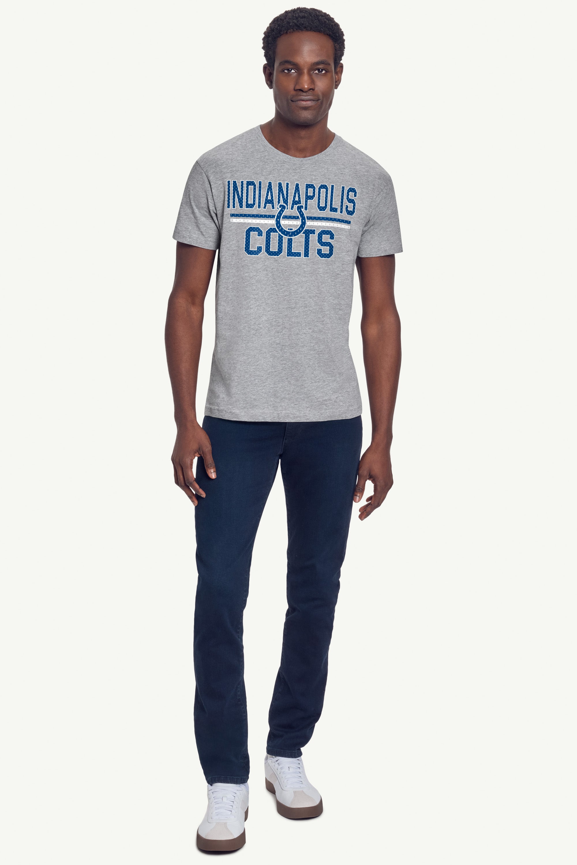 MENS INDIANAPOLIS COLTS MESH LOOK T SHIRT View 3 | Indianapolis Colts
