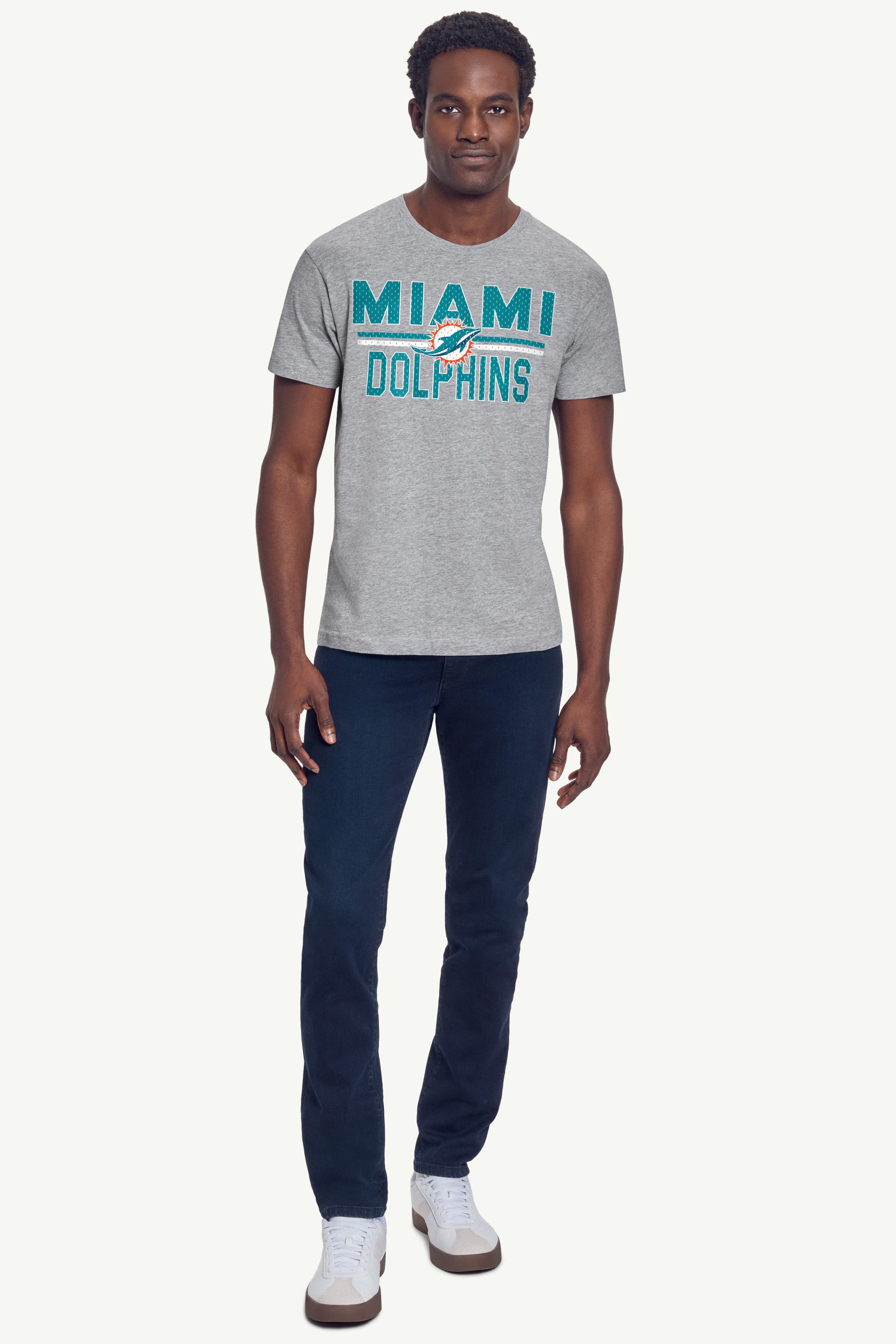 MENS MIAMI DOLPHINS MESH LOOK T SHIRT View 3 | Miami Dolphins