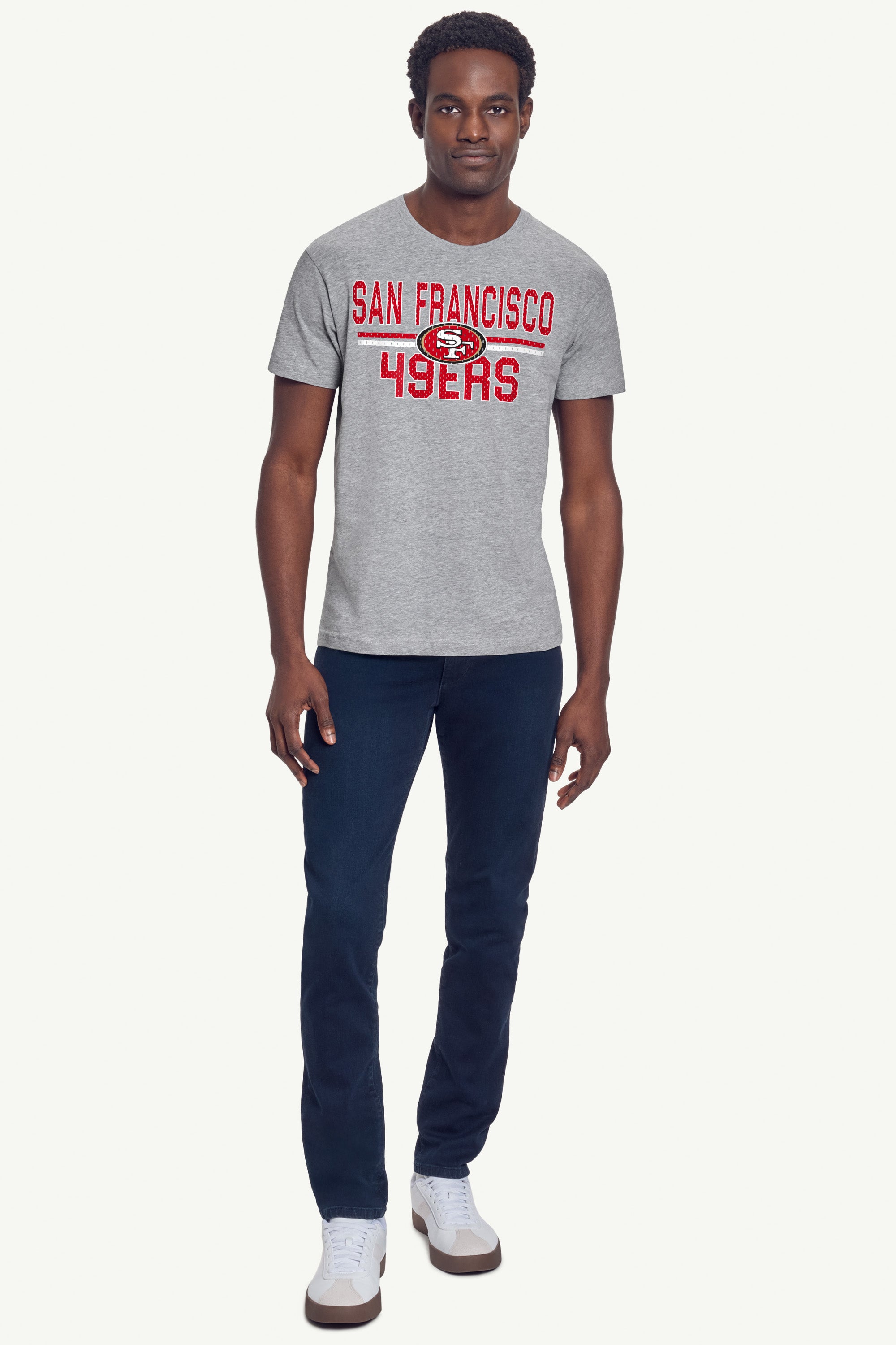 MENS SAN FRANCISCO 49ERs MESH LOOK T SHIRT View 3