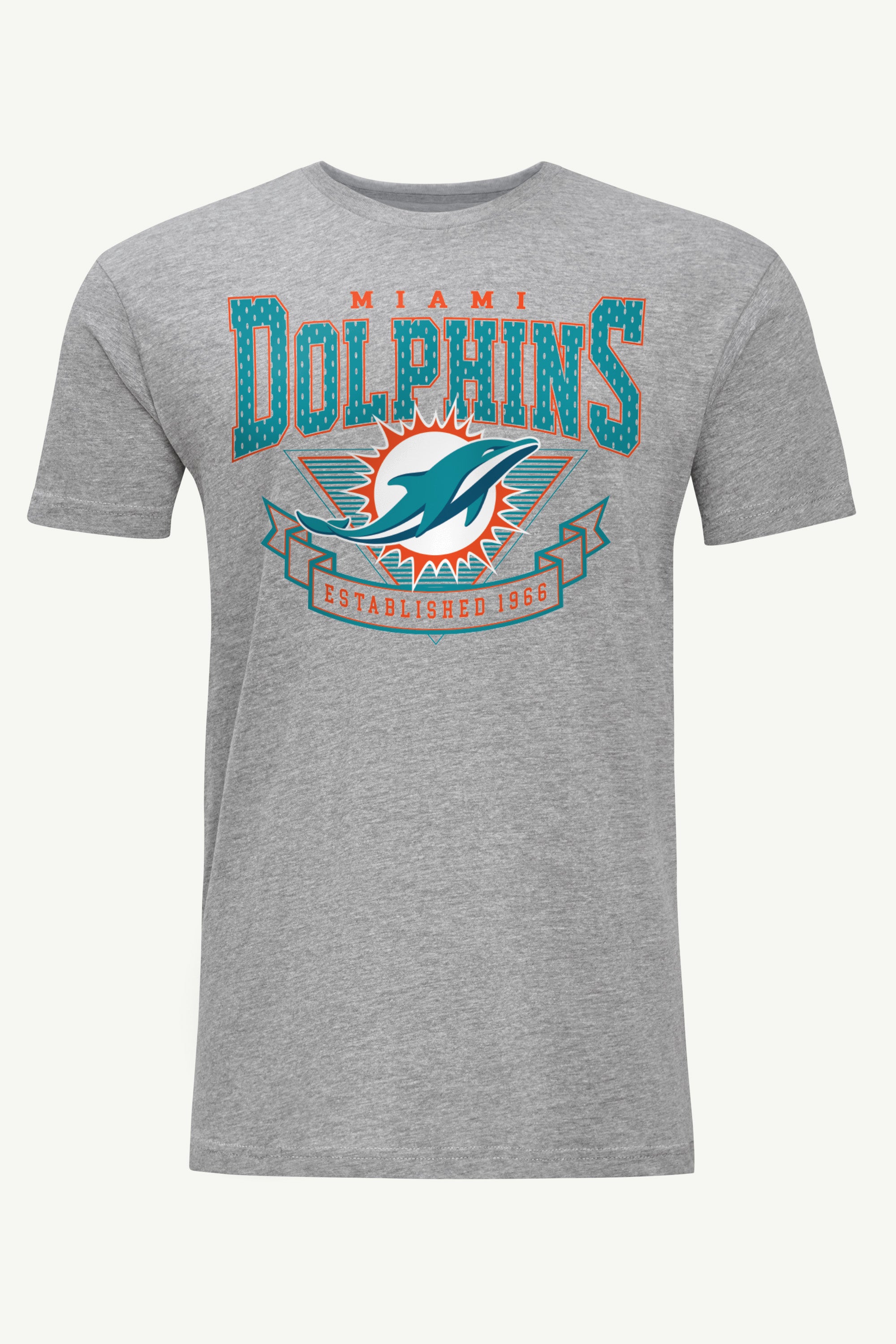 MENS MIAMI DOLPHINS 80's INSPIRED T SHIRT View 1 | Miami Dolphins
