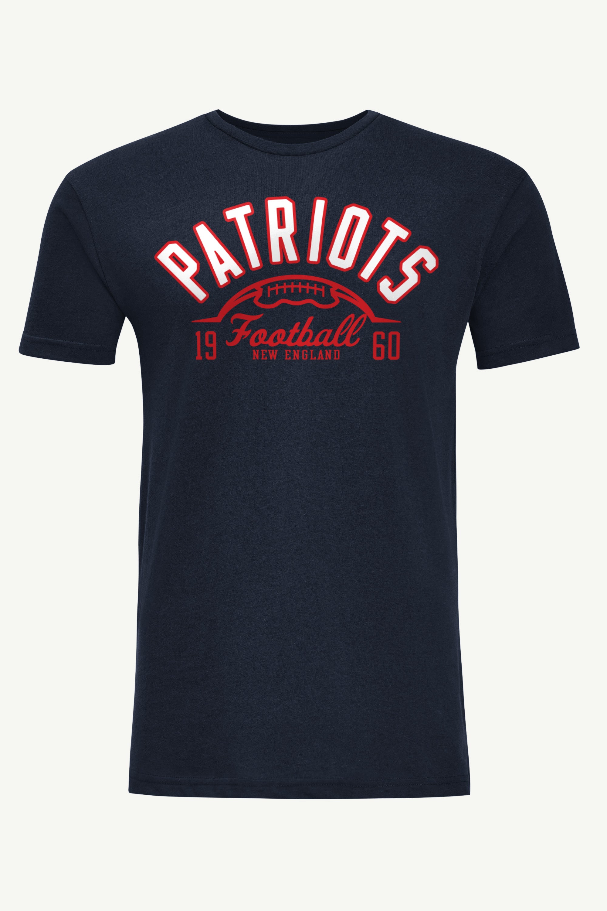 MENS NEW ENGLAND PATRIOTS HALF BALL T SHIRT View 1