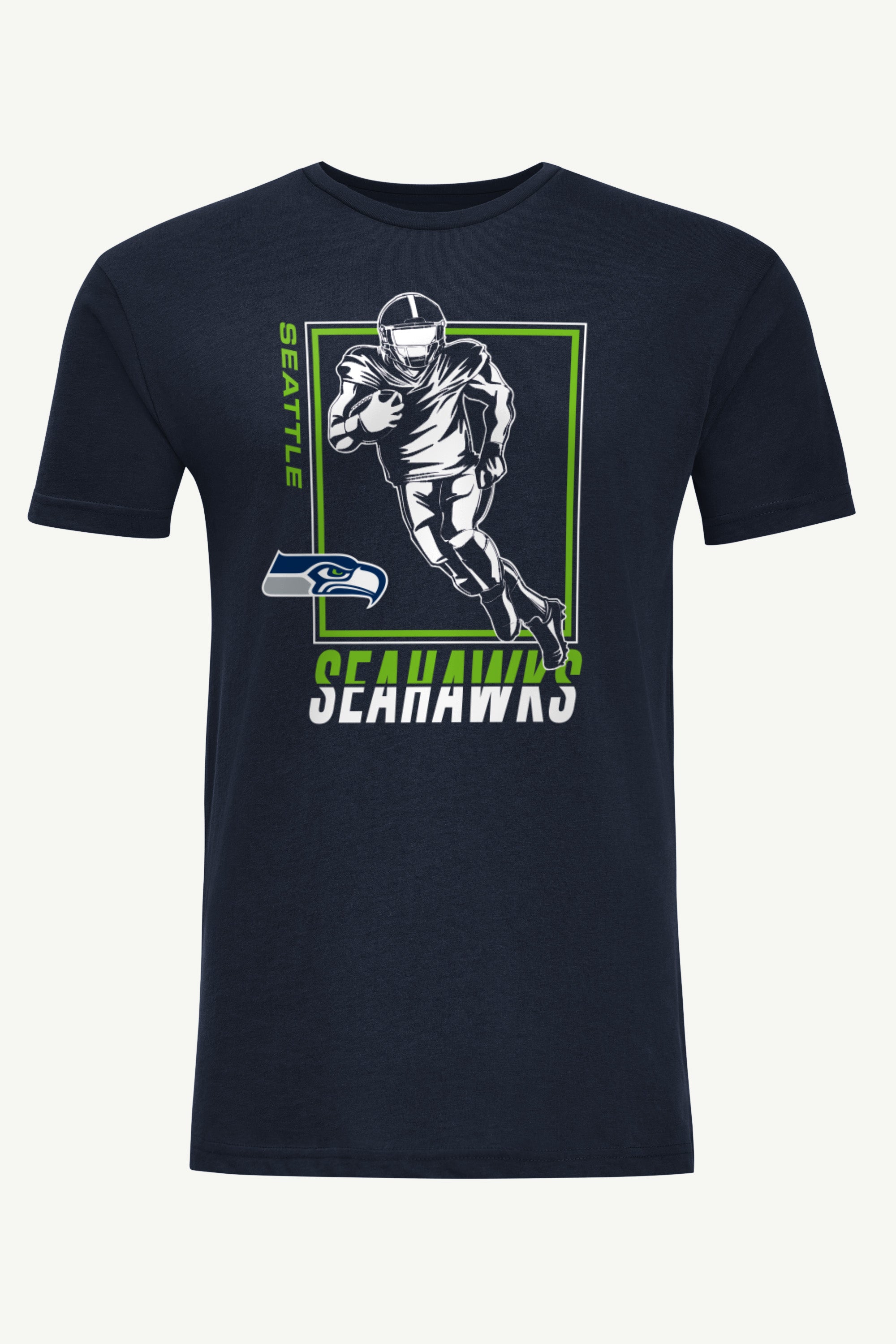MENS SEATTLE SEAHAWKS PLAYER GRID T SHIRT View 1 | Men's T-Shirts