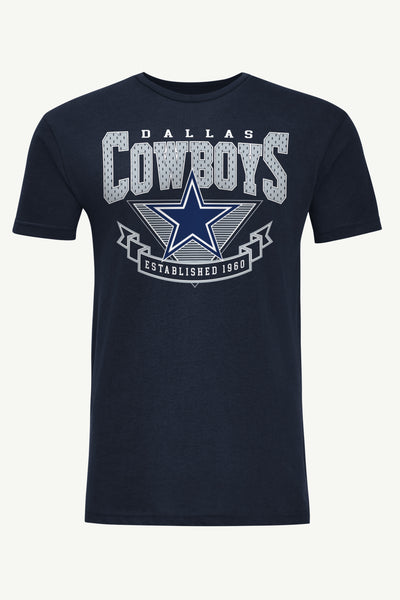 Men's Starter Navy Dallas Cowboys 80s Inspired Team Logo T-Shirt Size: Small