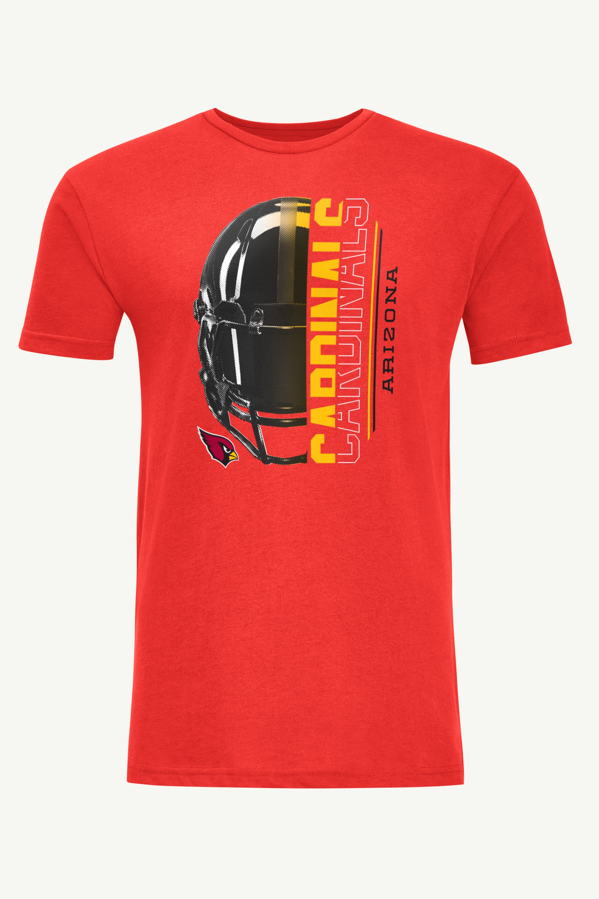 MENS ARIZONA CARDINALS HALF HELMET T SHIRT View 1
