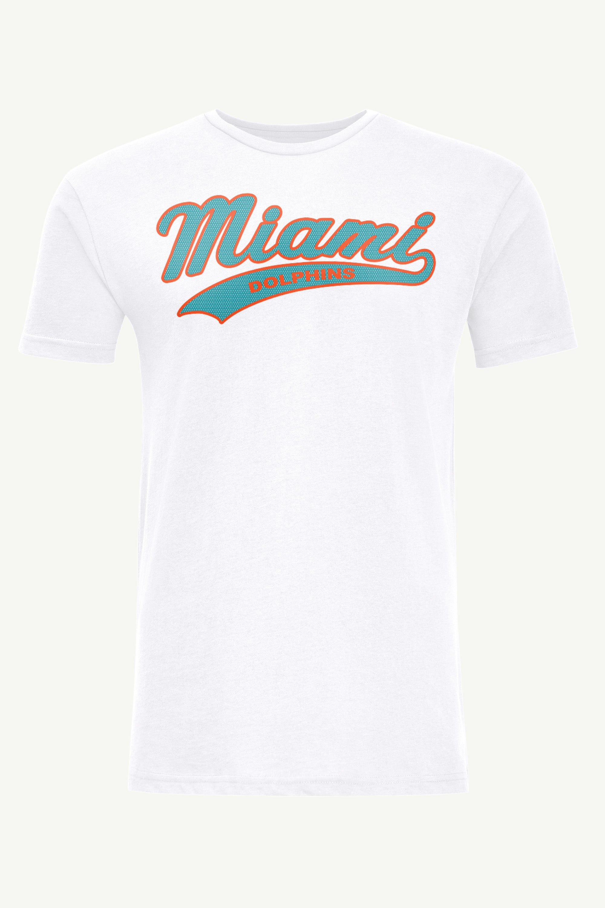 MENS MIAMI DOLPHINS TAILSWEEP T SHIRT View 1 | Miami Dolphins