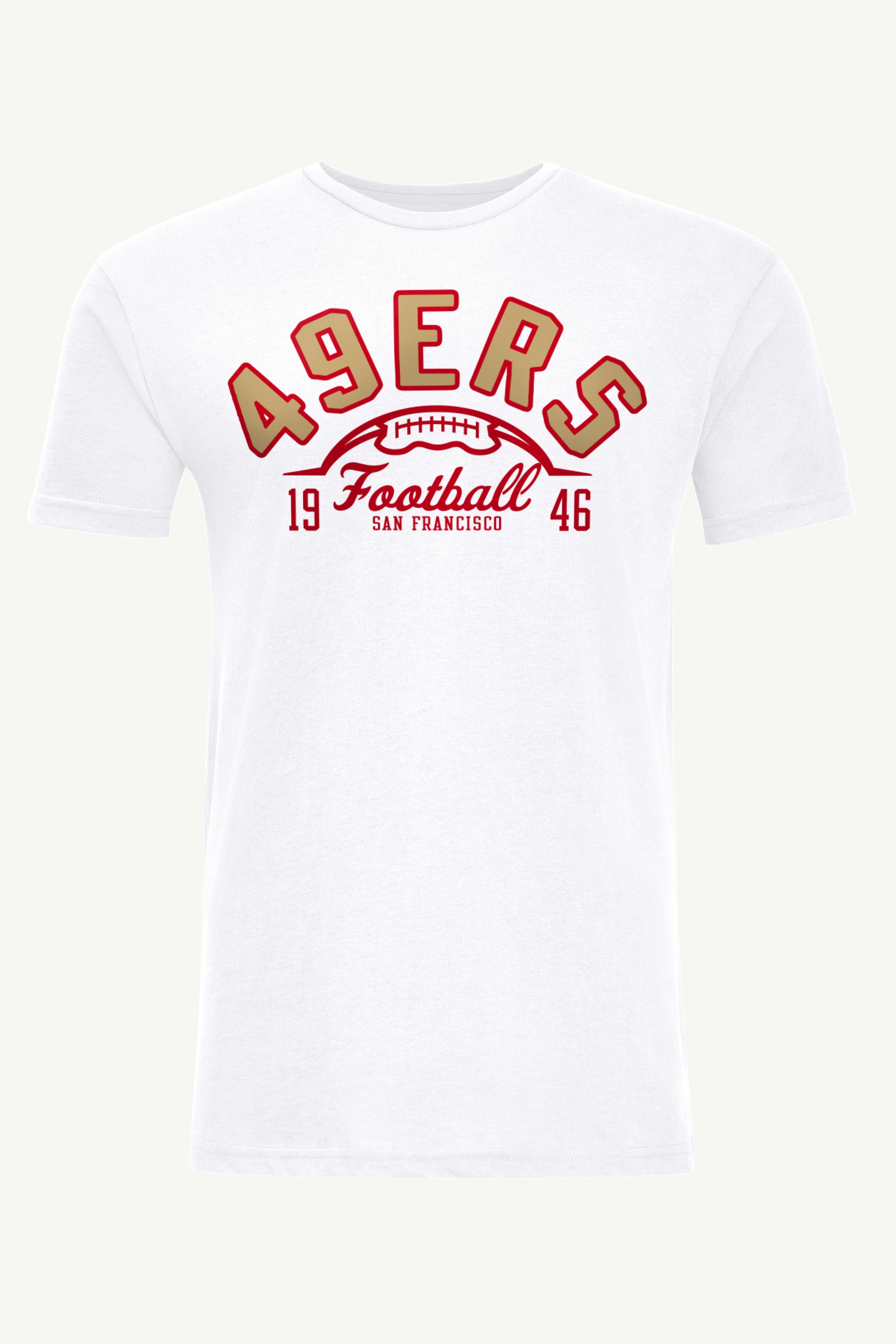 MENS SAN FRANCISCO 49ERS HALF BALL T SHIRT View 1 | San Francisco 49ers