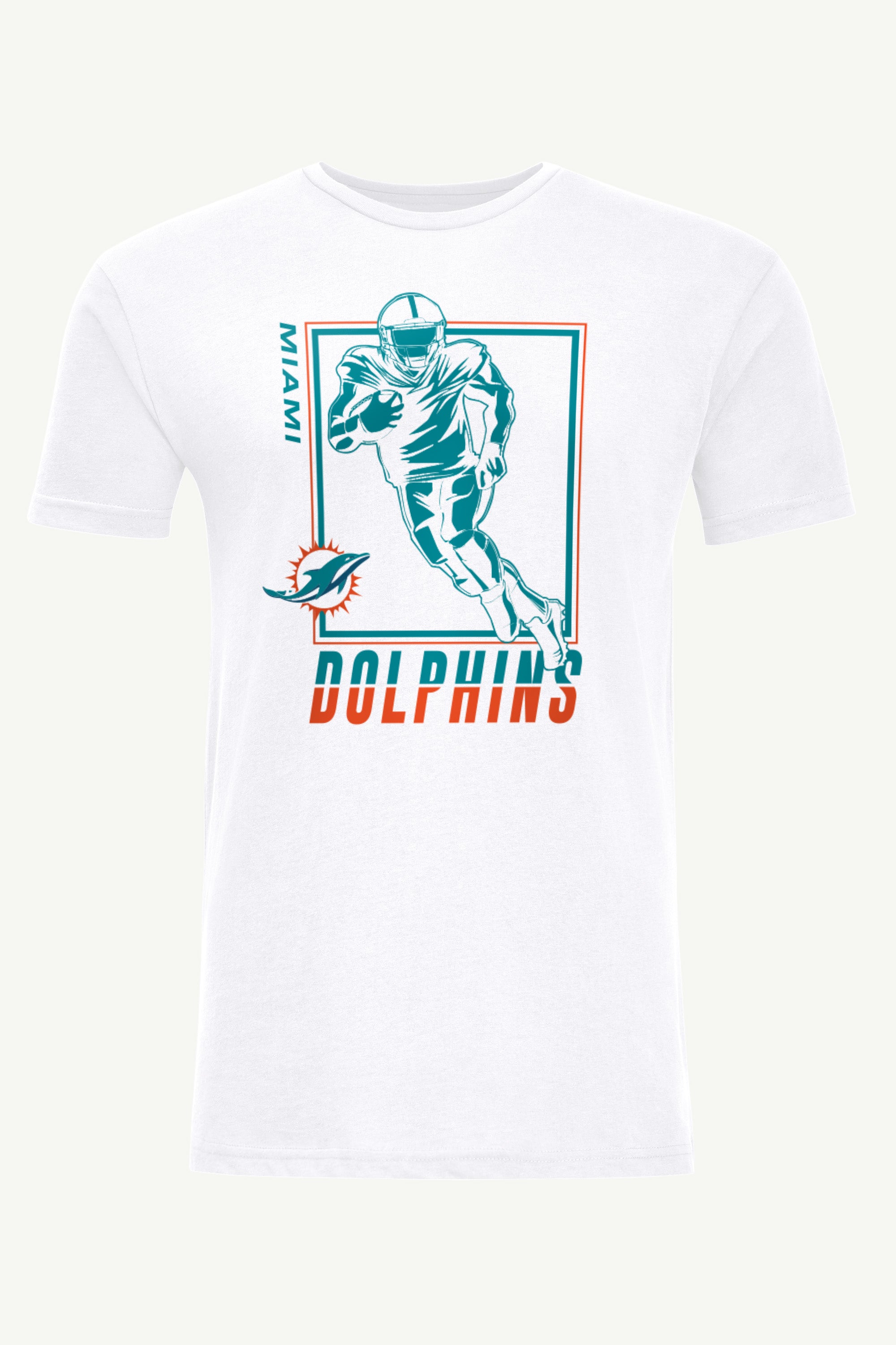 MENS MIAMI DOLPHINS PLAYER GRID T SHIRT View 1 | Miami Dolphins