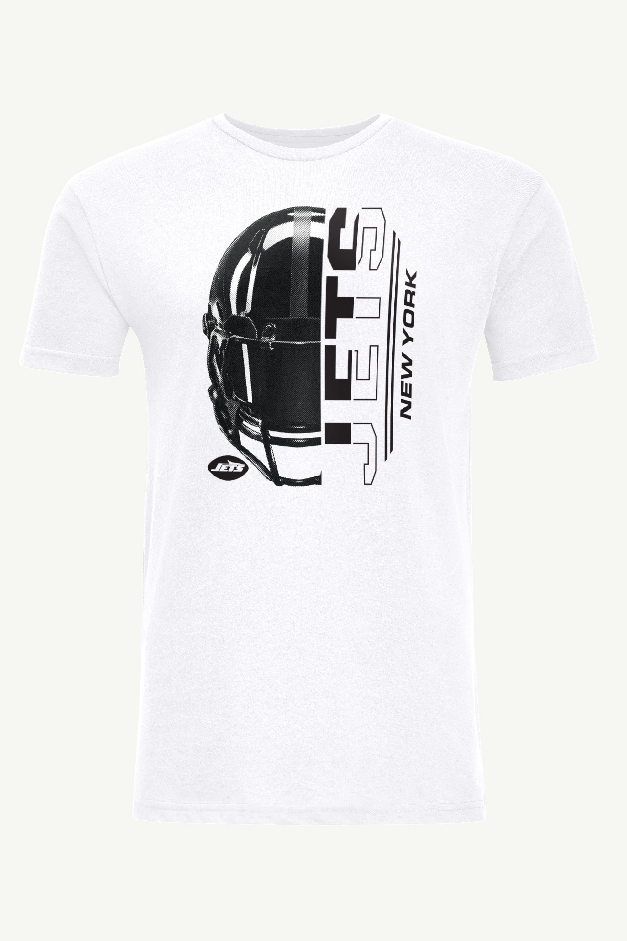 MENS NEW YORK JETS HALF HELMET T SHIRT View 1 | NFL MENS NEW YORK JETS HALF HELMET T SHIRT View 1 | NFL