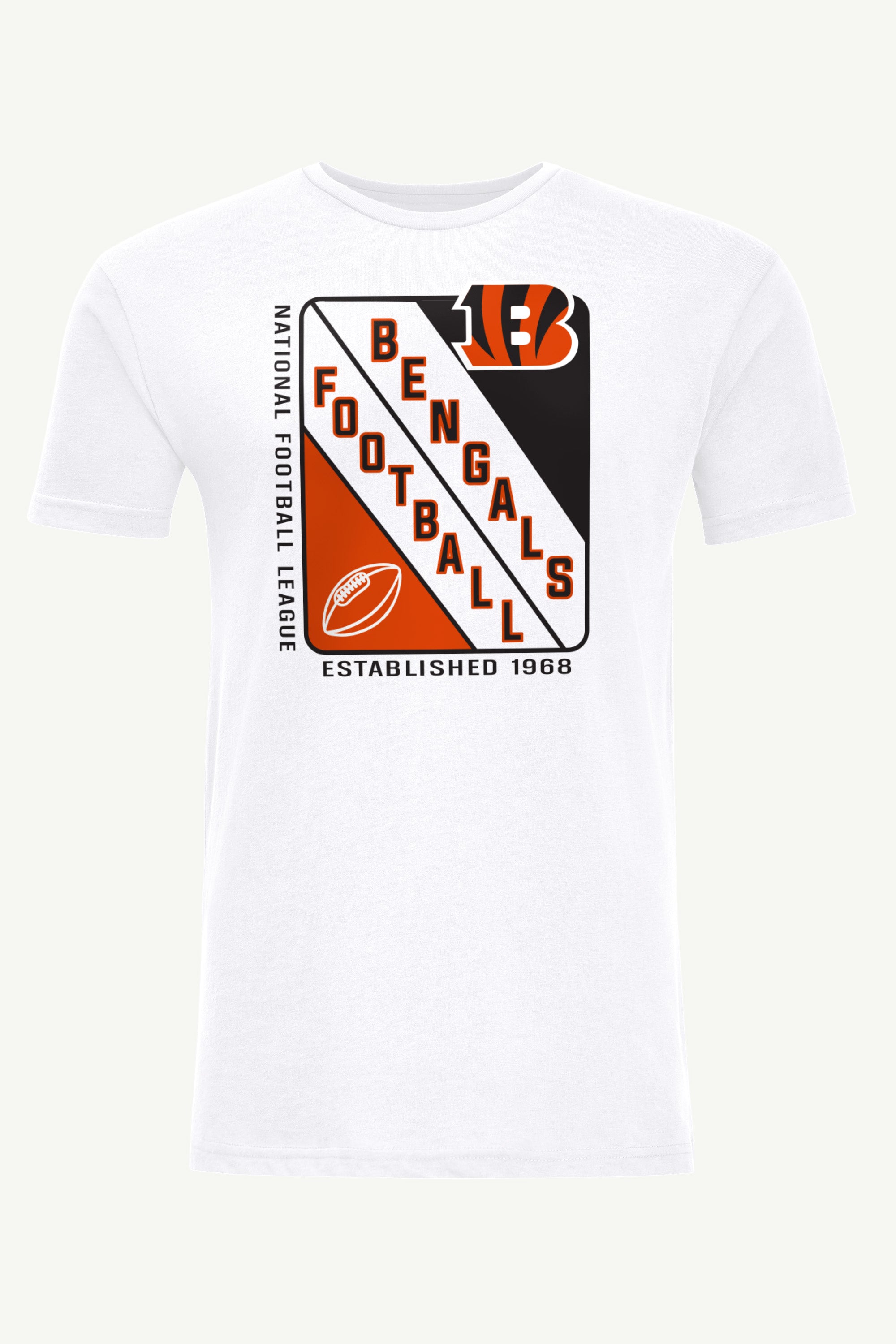 MENS CINCINNATI BENGALS SHIELD LOGO T SHIRT View 1 | Cincinnati Bengals