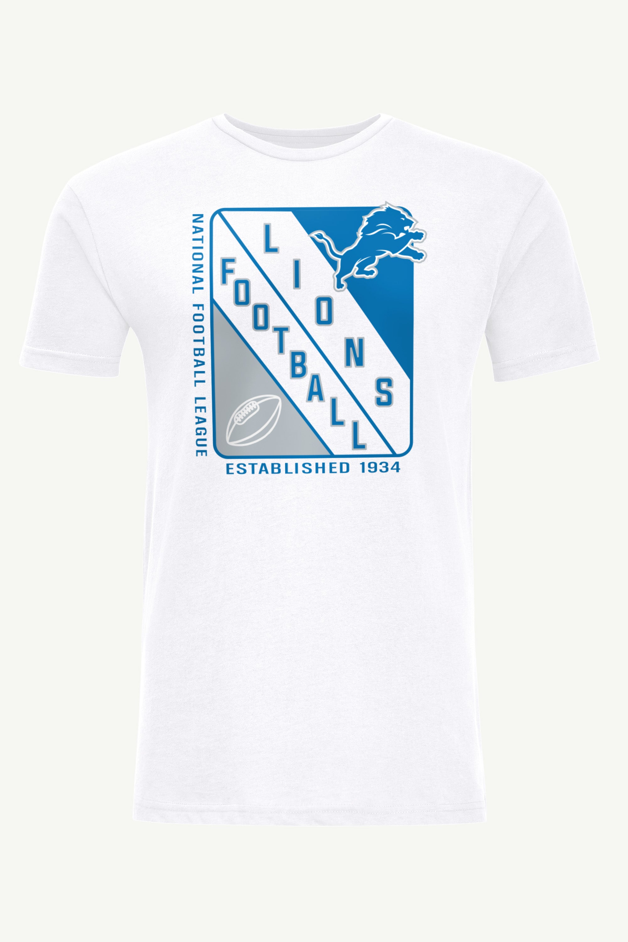 MENS DETROIT LIONS SHIELD LOGO T SHIRT View 1 | Detroit Lions
