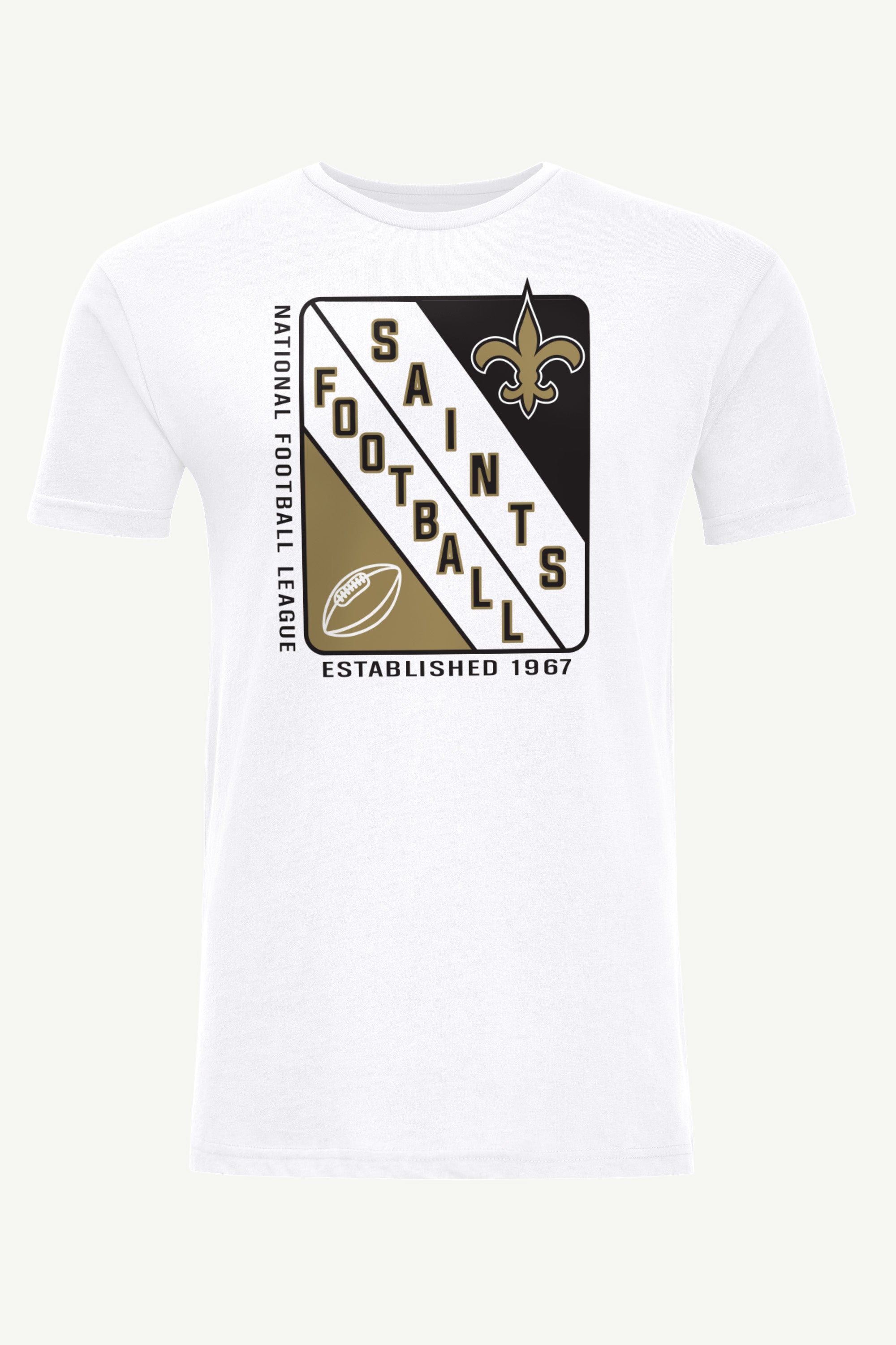 MENS NEW ORLEANS SAINTS SHIELD LOGO T SHIRT View 1