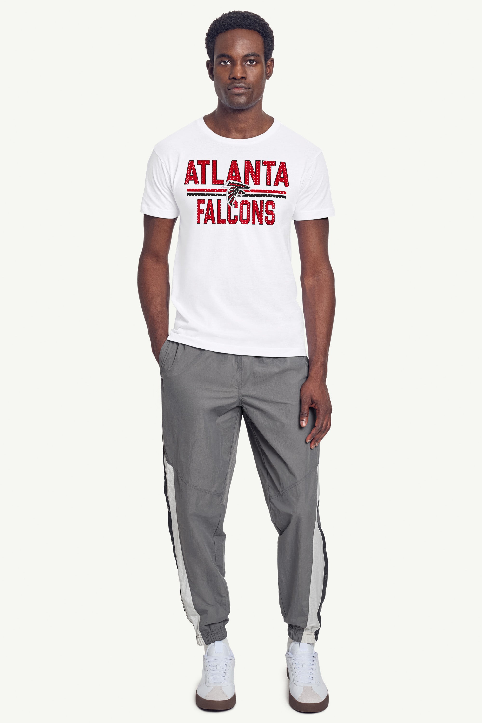 MENS ATLANTA FALCONS MESH LOOK T SHIRT View 3