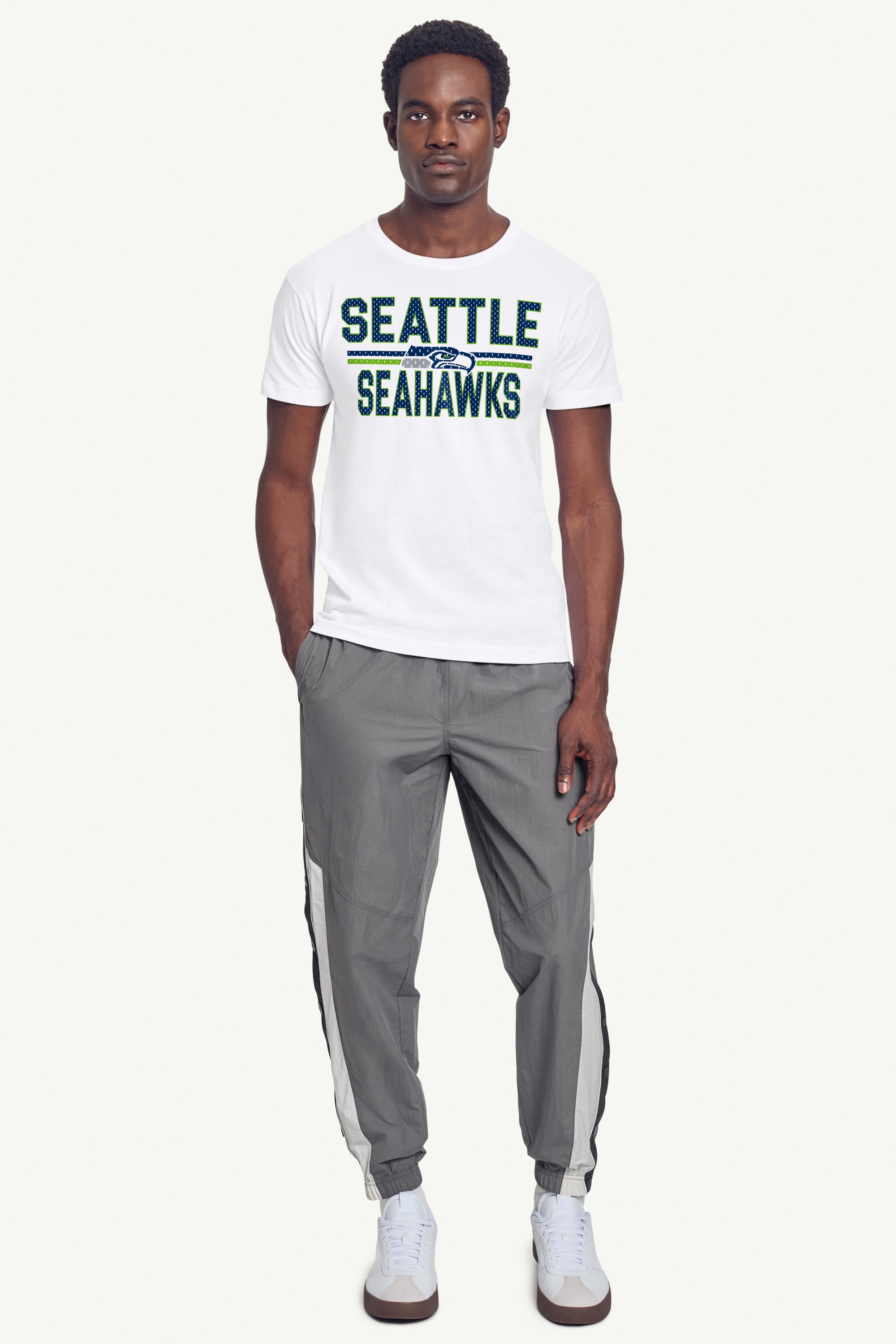 MENS SEATTLE SEAHAWKS MESH LOOK T SHIRT View 3 | Men's T-Shirts