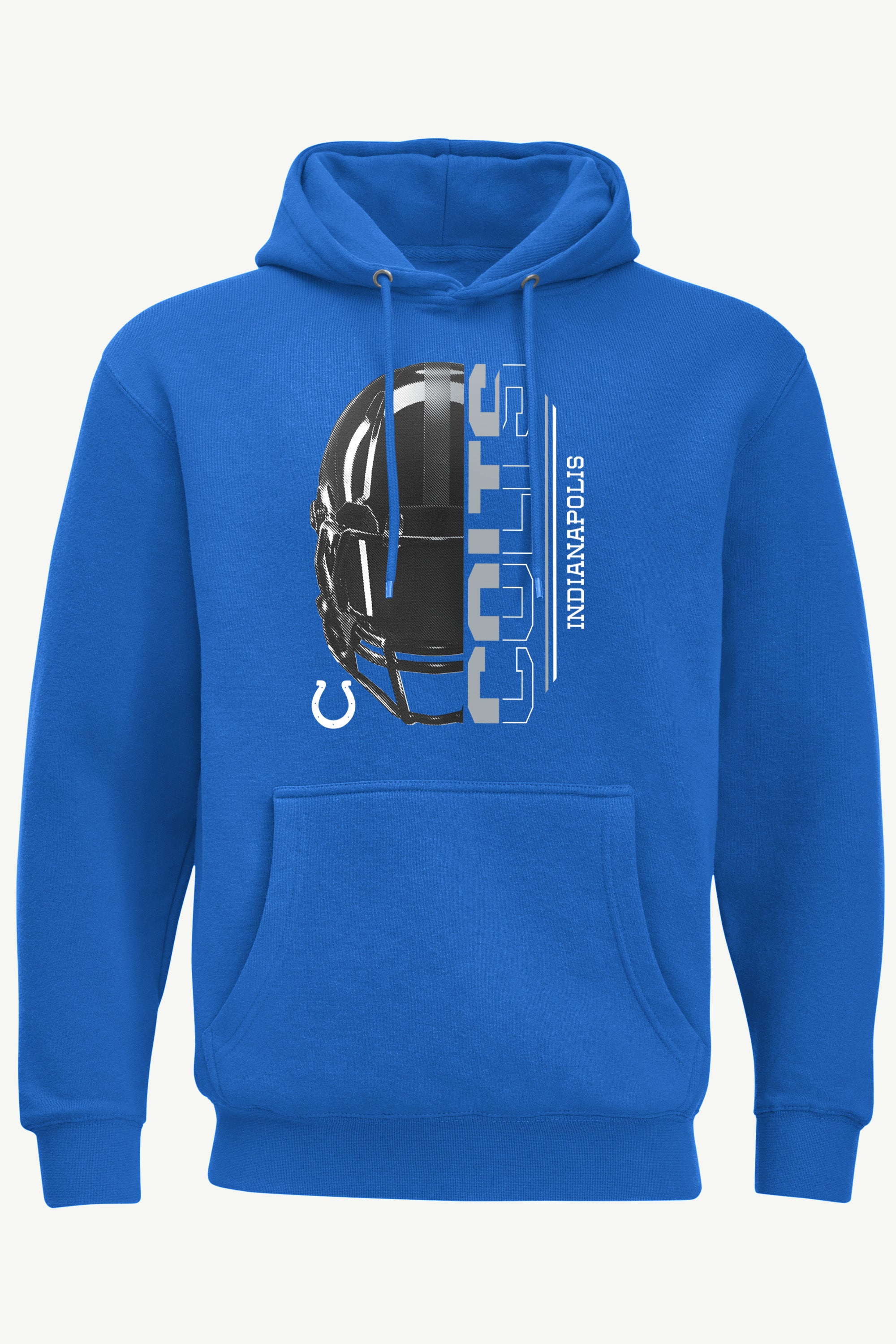 MENS INDIANAPOLIS COLTS HALF HELMET HOODIE View 1 | Indianapolis Colts