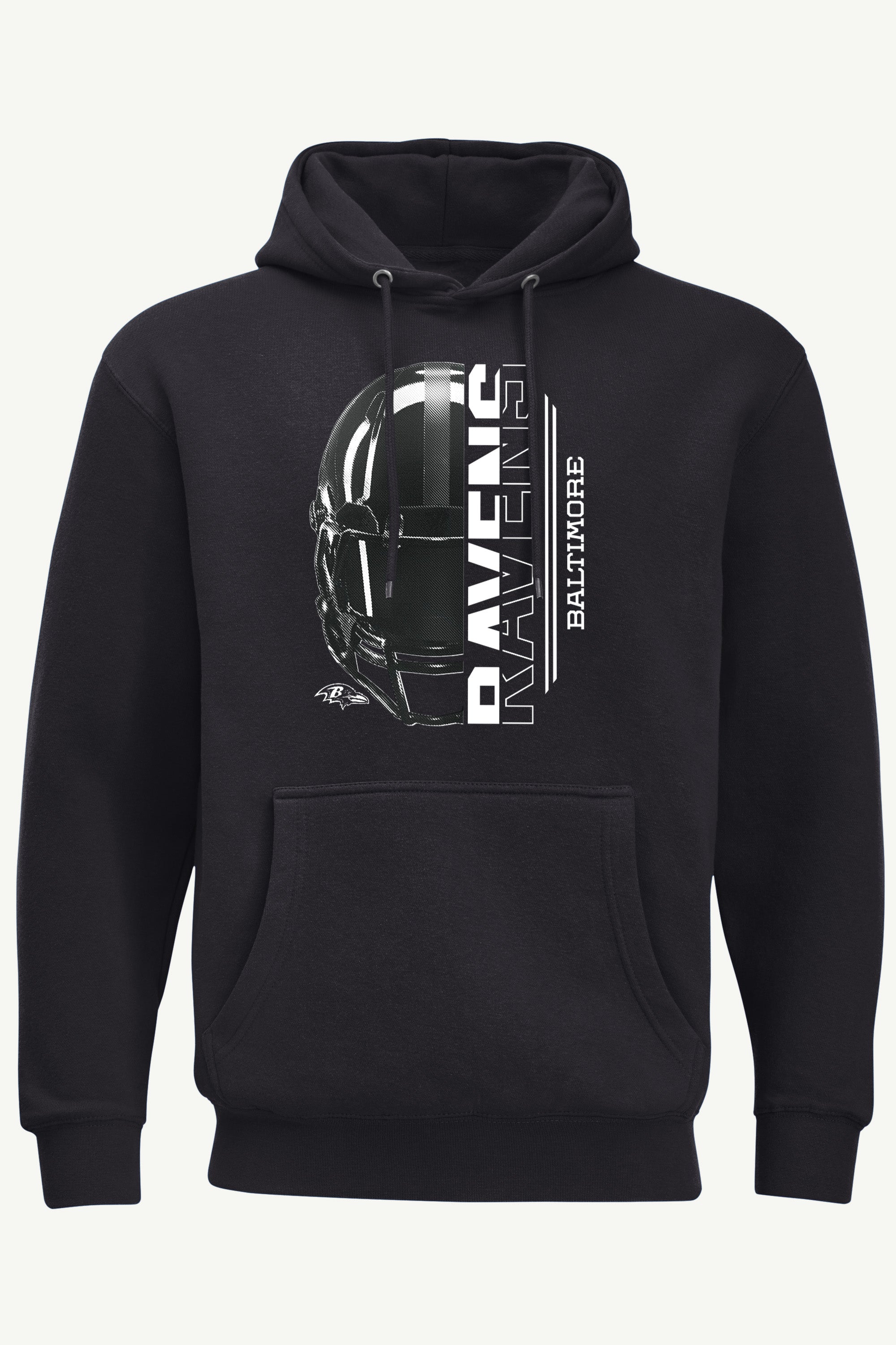 MENS BALTIMORE RAVENS HALF HELMET HOODIE View 1 | Baltimore Ravens