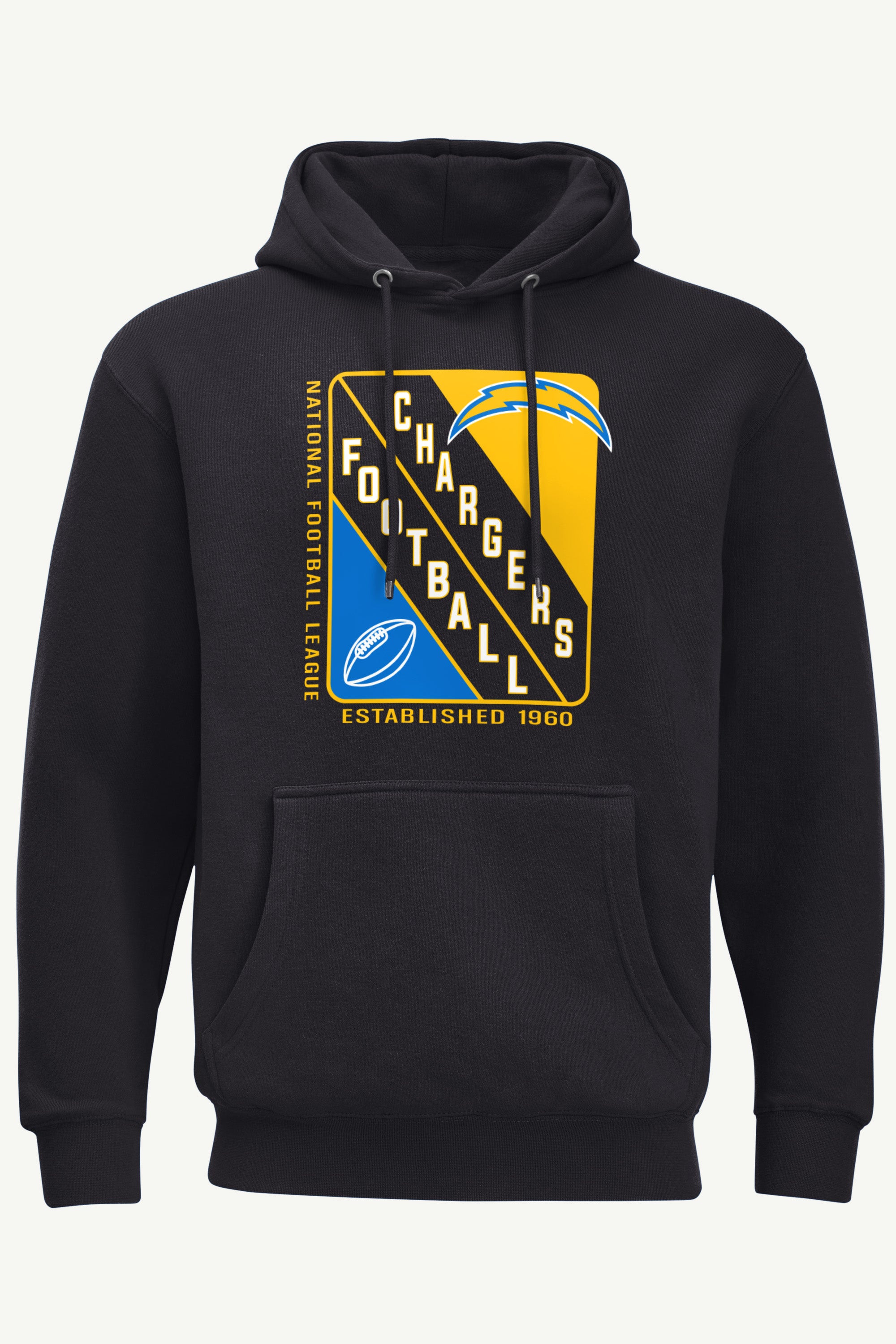 MENS LOS ANGELES CHARGERS SHIELD LOGO HOODIE View 1 | Los Angeles Chargers