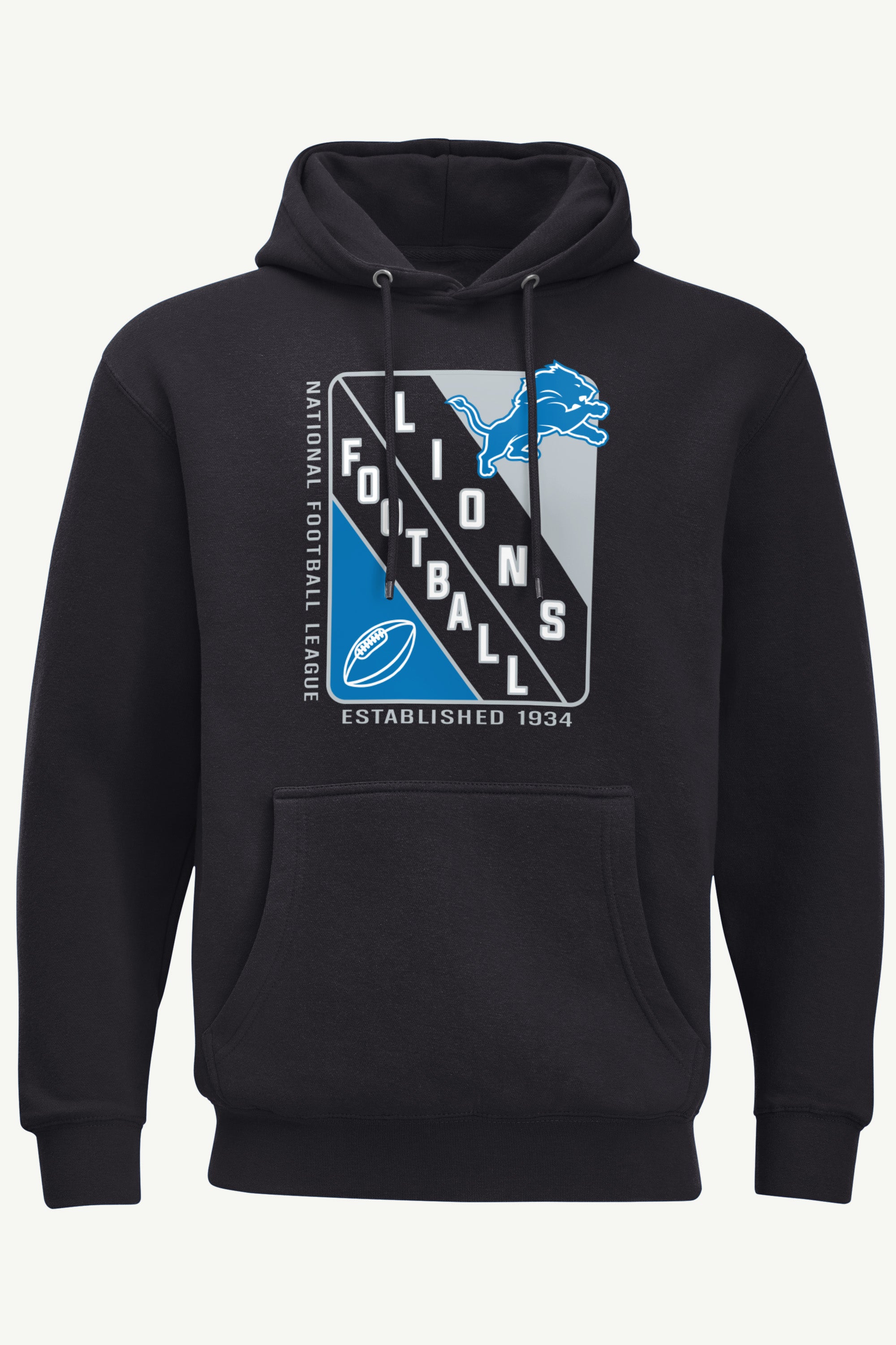 MENS DETROIT LIONS SHIELD LOGO HOODIE View 1 | Detroit Lions