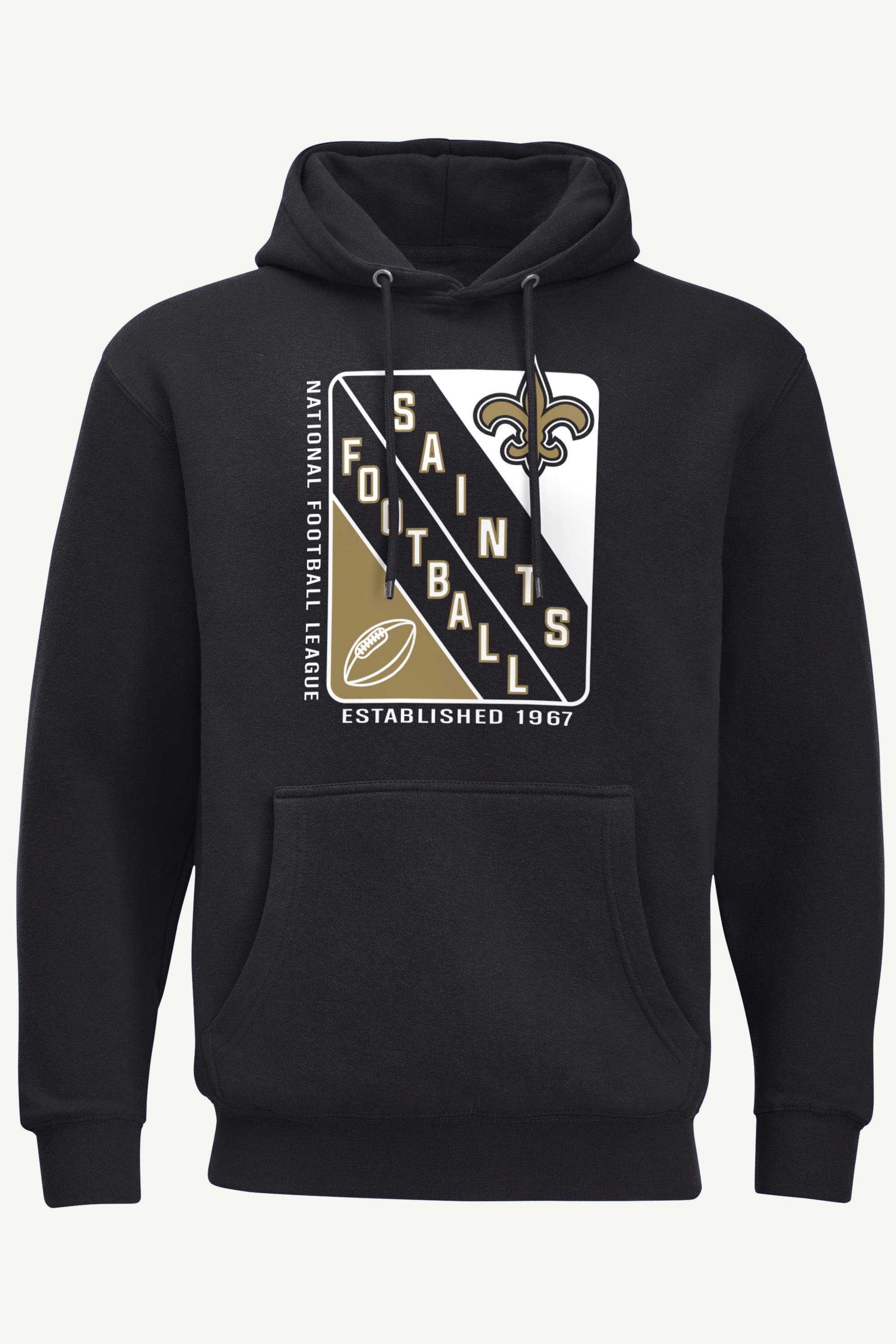 MENS NEW ORLEANS SAINTS SHIELD LOGO HOODIE View 1 | NFL