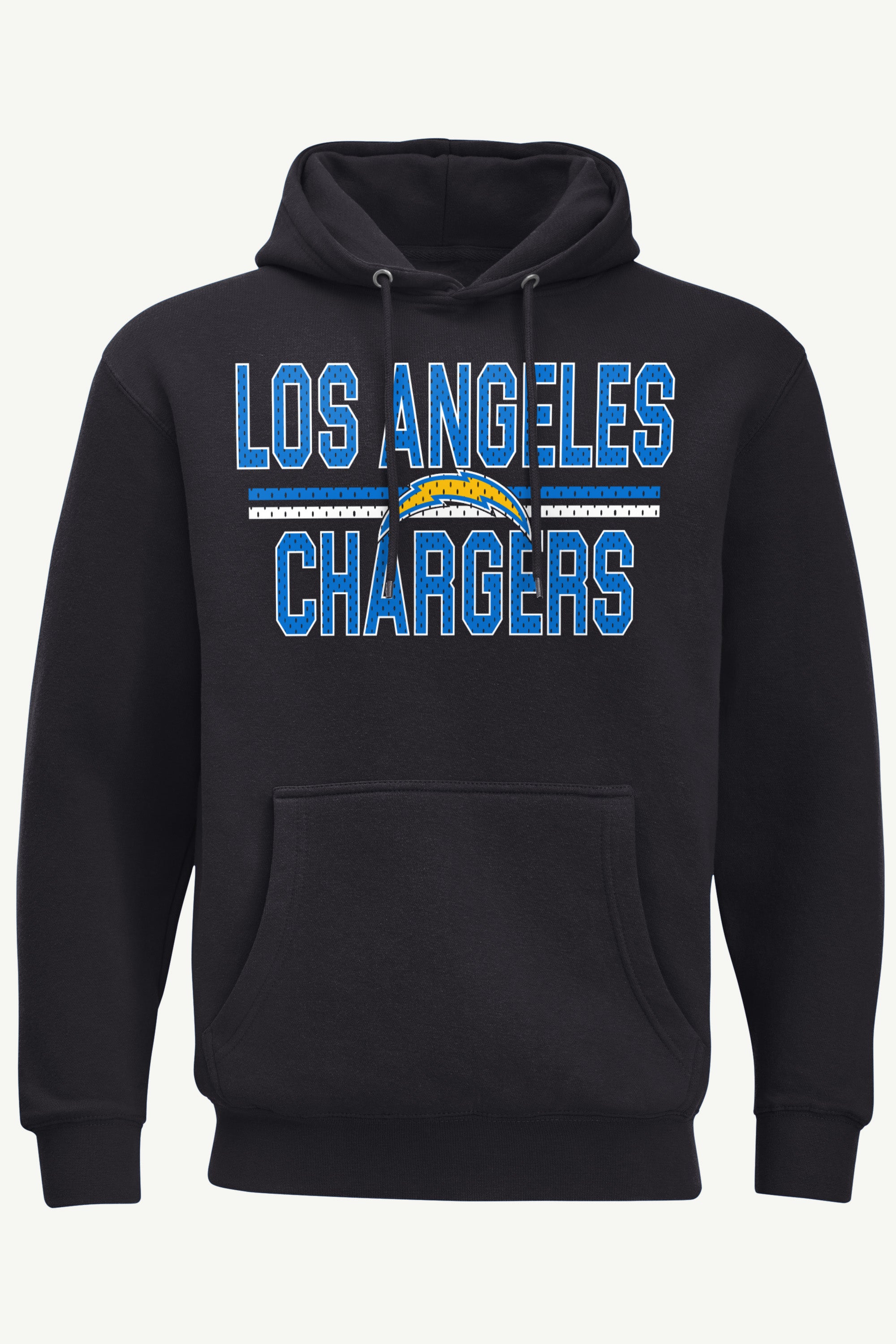 MENS LOS ANGELES CHARGERS MESH LOOK HOODIE View 1 | Los Angeles Chargers