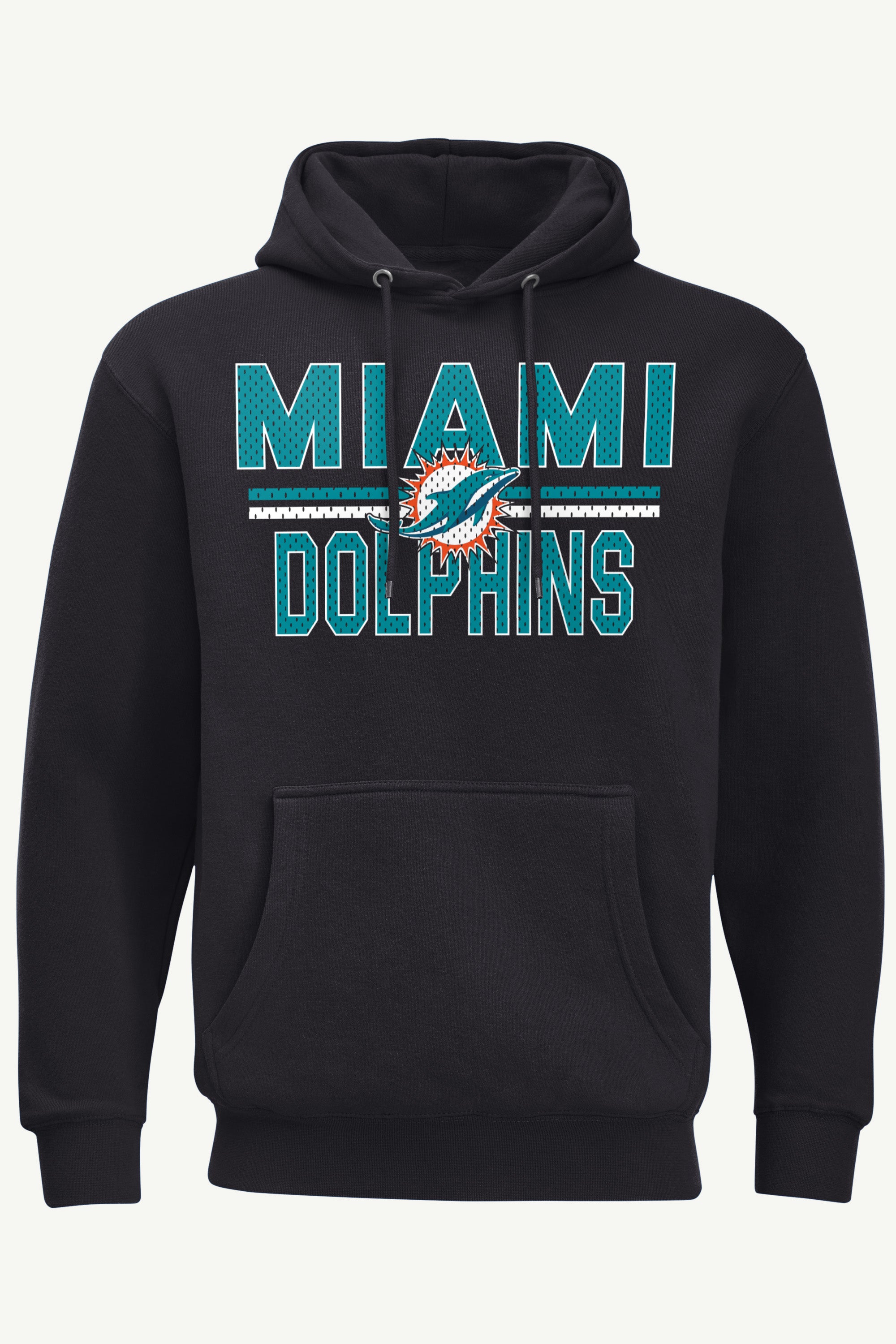 MENS MIAMI DOLPHINS MESH LOOK HOODIE View 1 | NFL MENS MIAMI DOLPHINS MESH LOOK HOODIE View 1 | NFL