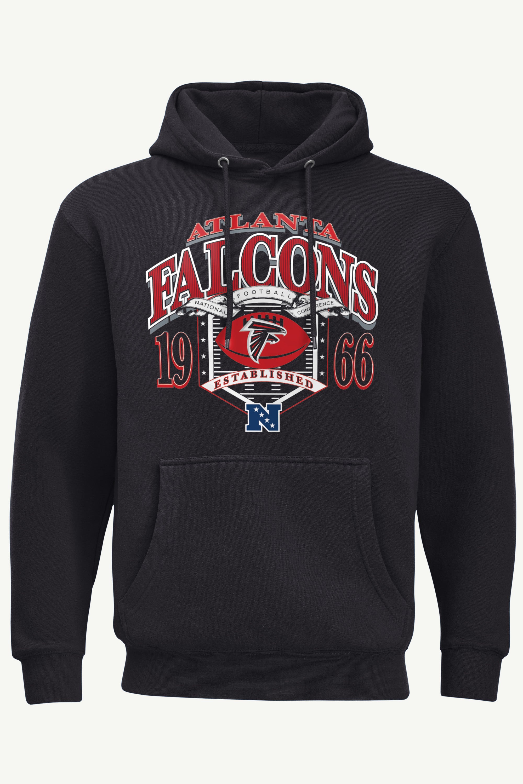 MENS ATLANTA FALCONS 80s INSPIRED FIELD HOODIE View 1 | Products