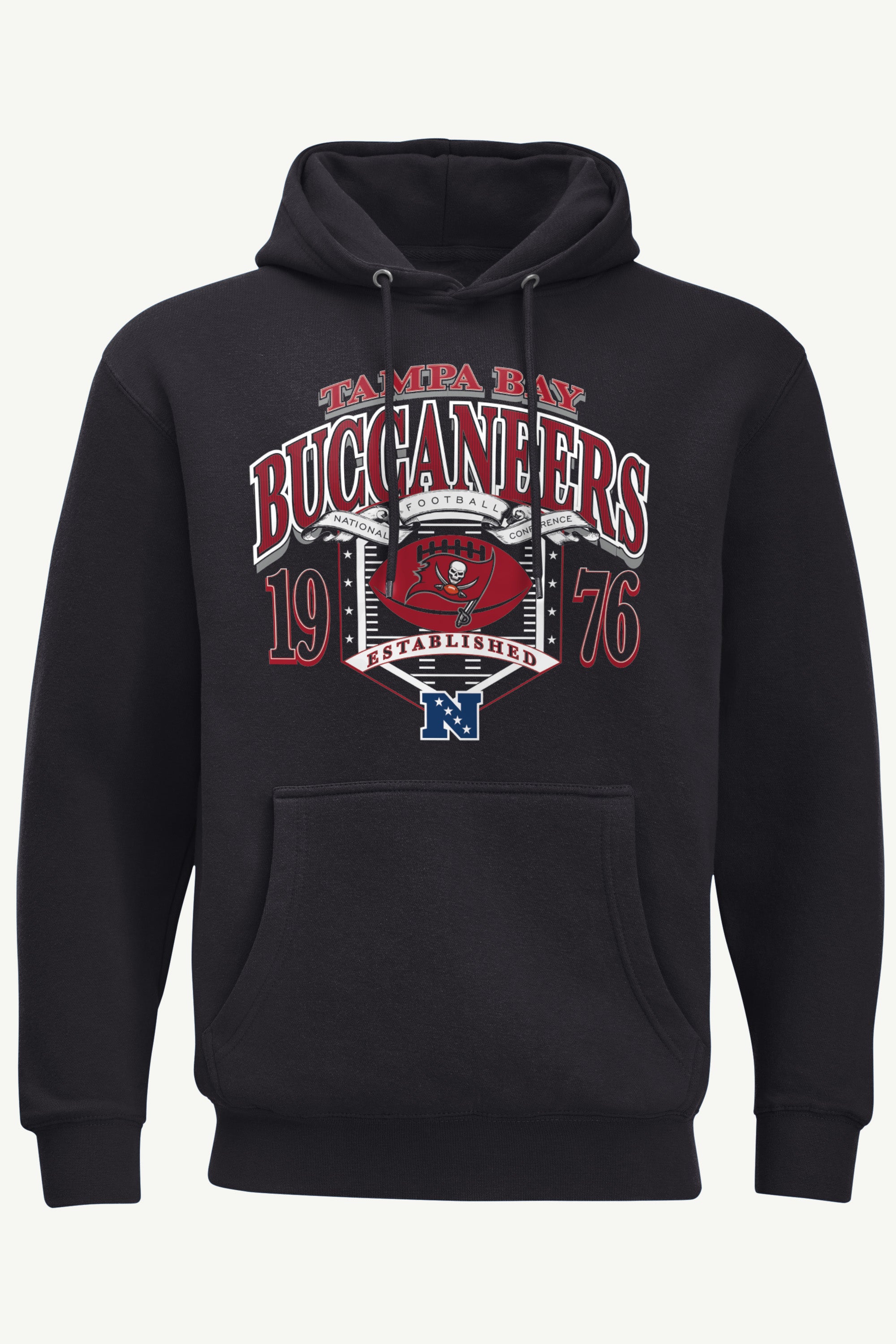 MENS TAMPA BAY BUCCANEERS 80s INSPIRED FIELD HOODIE View 1 | Tampa Bay Buccaneers