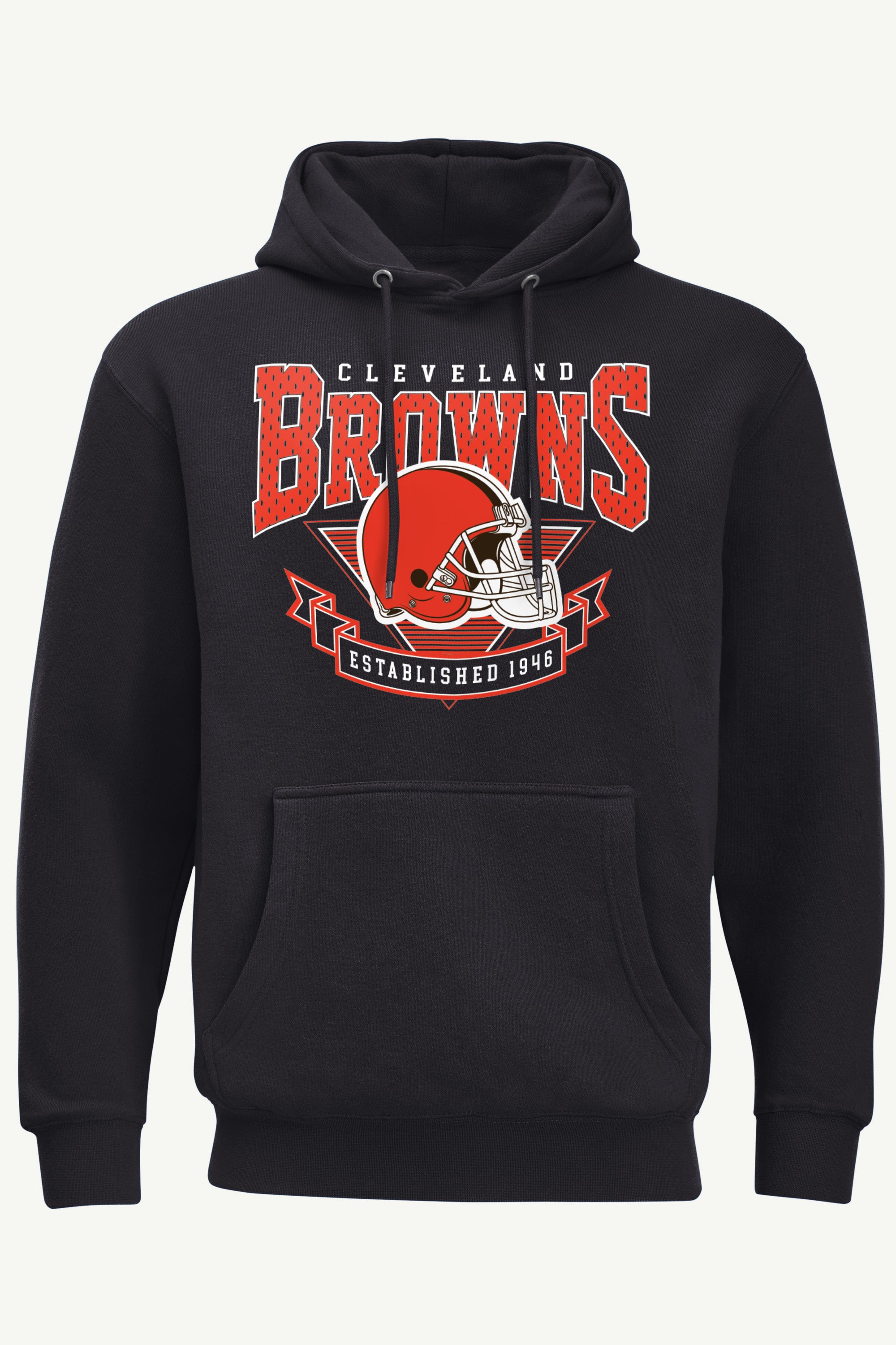 MENS CLEVELAND BROWNS 80's INSPIRED HOODIE View 1 | Cleveland Browns MENS CLEVELAND BROWNS 80's INSPIRED HOODIE View 1 | Cleveland Browns