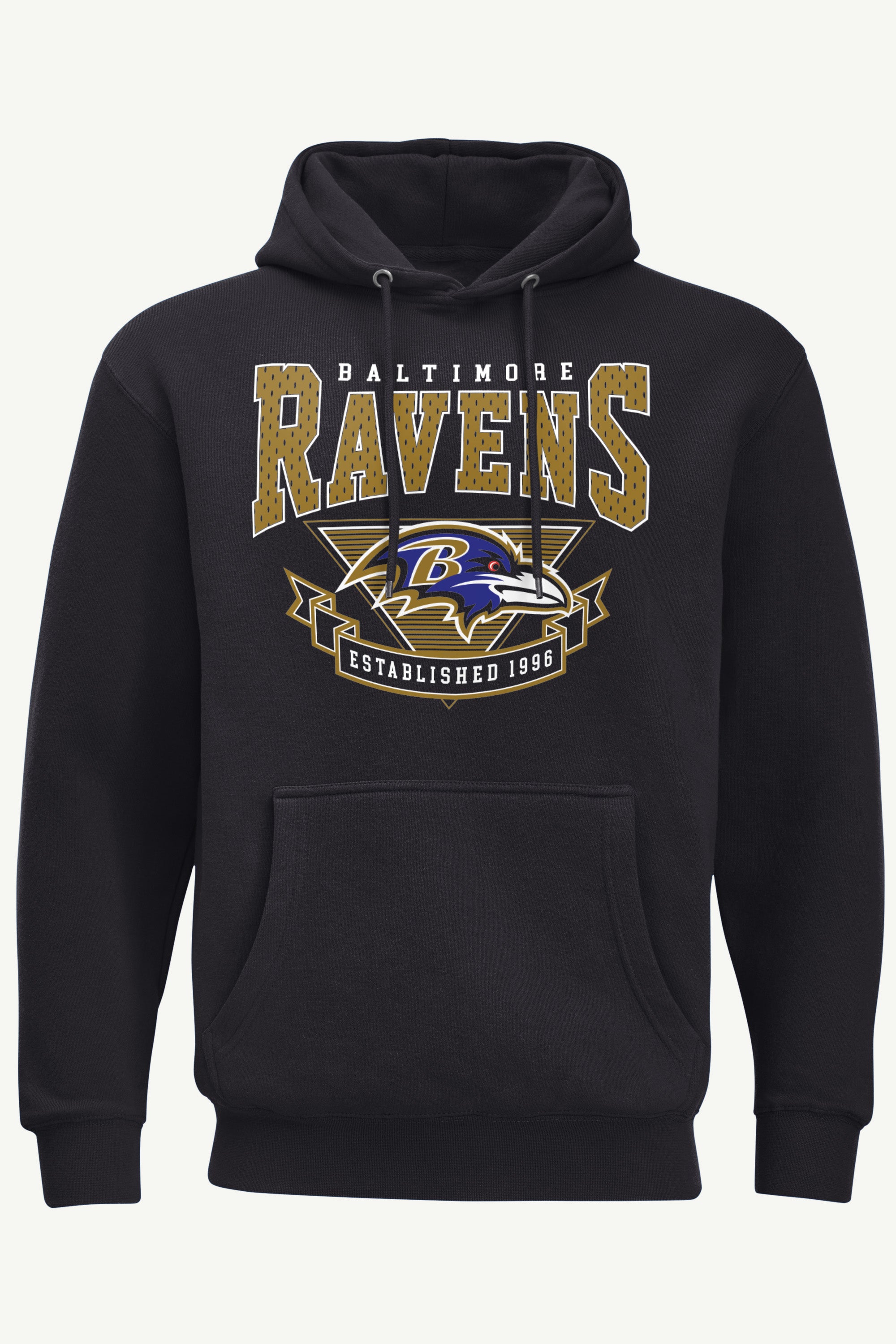 MENS BALTIMORE RAVENS 80's INSPIRED HOODIE View 1 | Baltimore Ravens