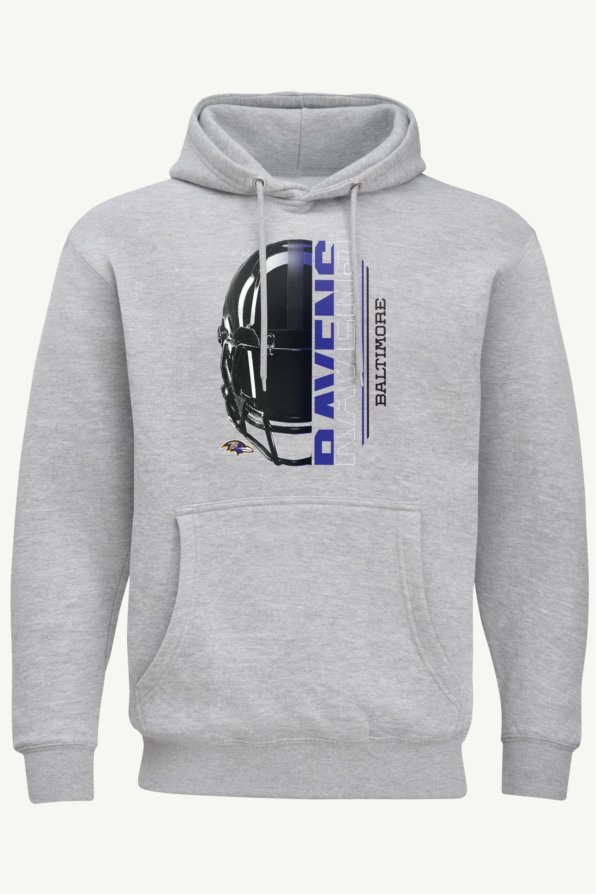 MENS BALTIMORE RAVENS HALF HELMET HOODIE View 1 | Baltimore Ravens