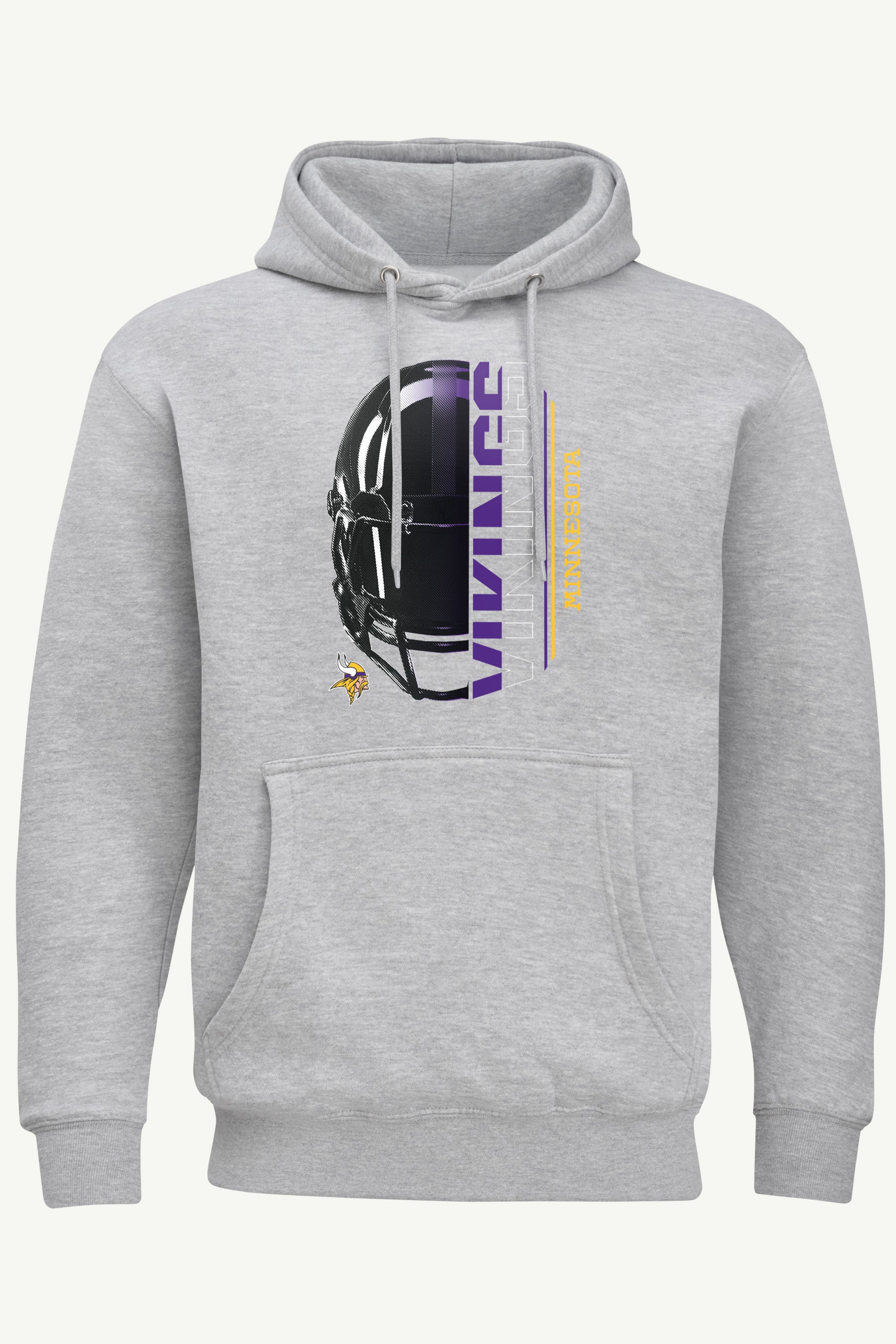 MENS MINNESOTA VIKINGS HALF HELMET HOODIE View 1 | Minnesota Vikings