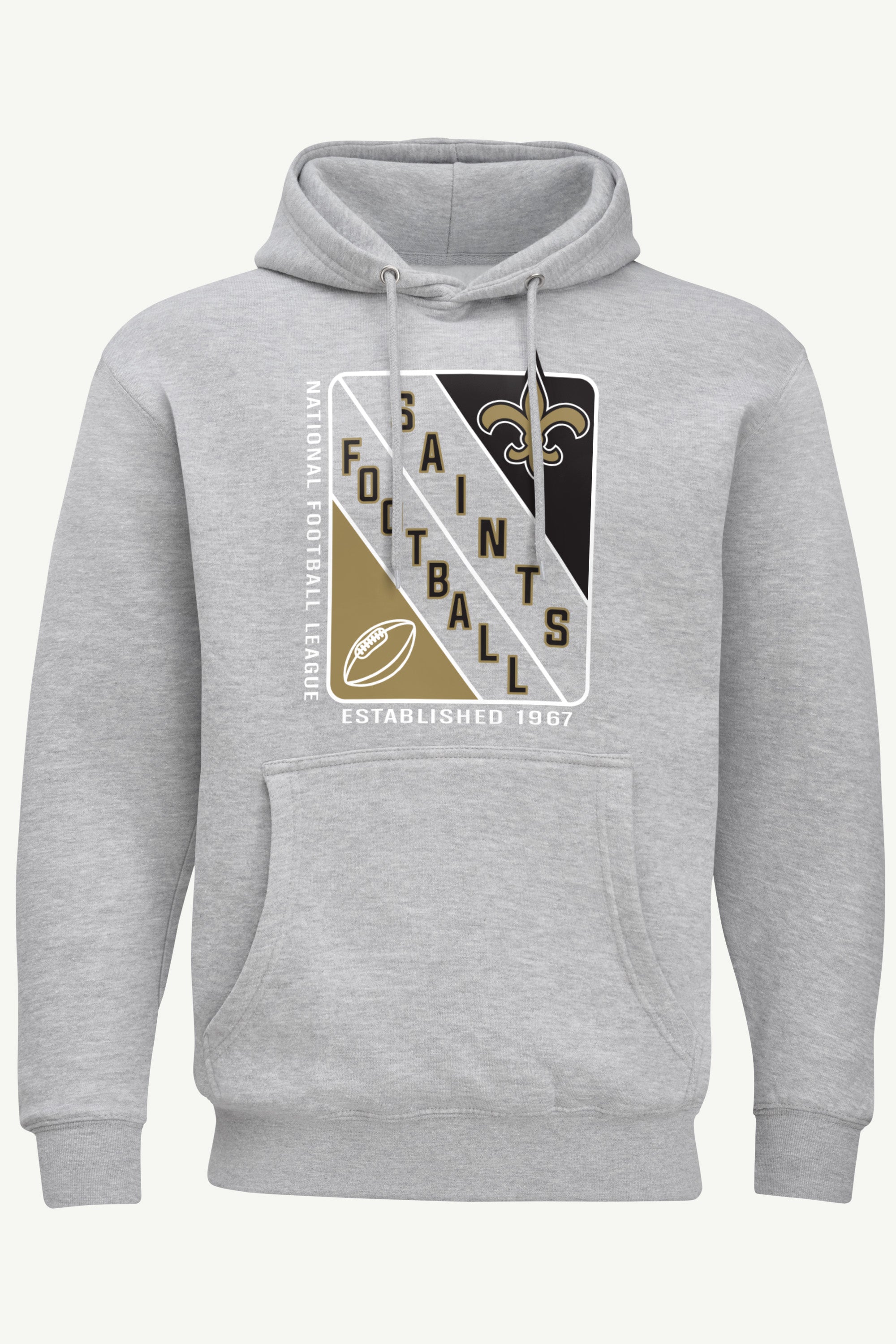 MENS NEW ORLEANS SAINTS SHIELD LOGO HOODIE View 1