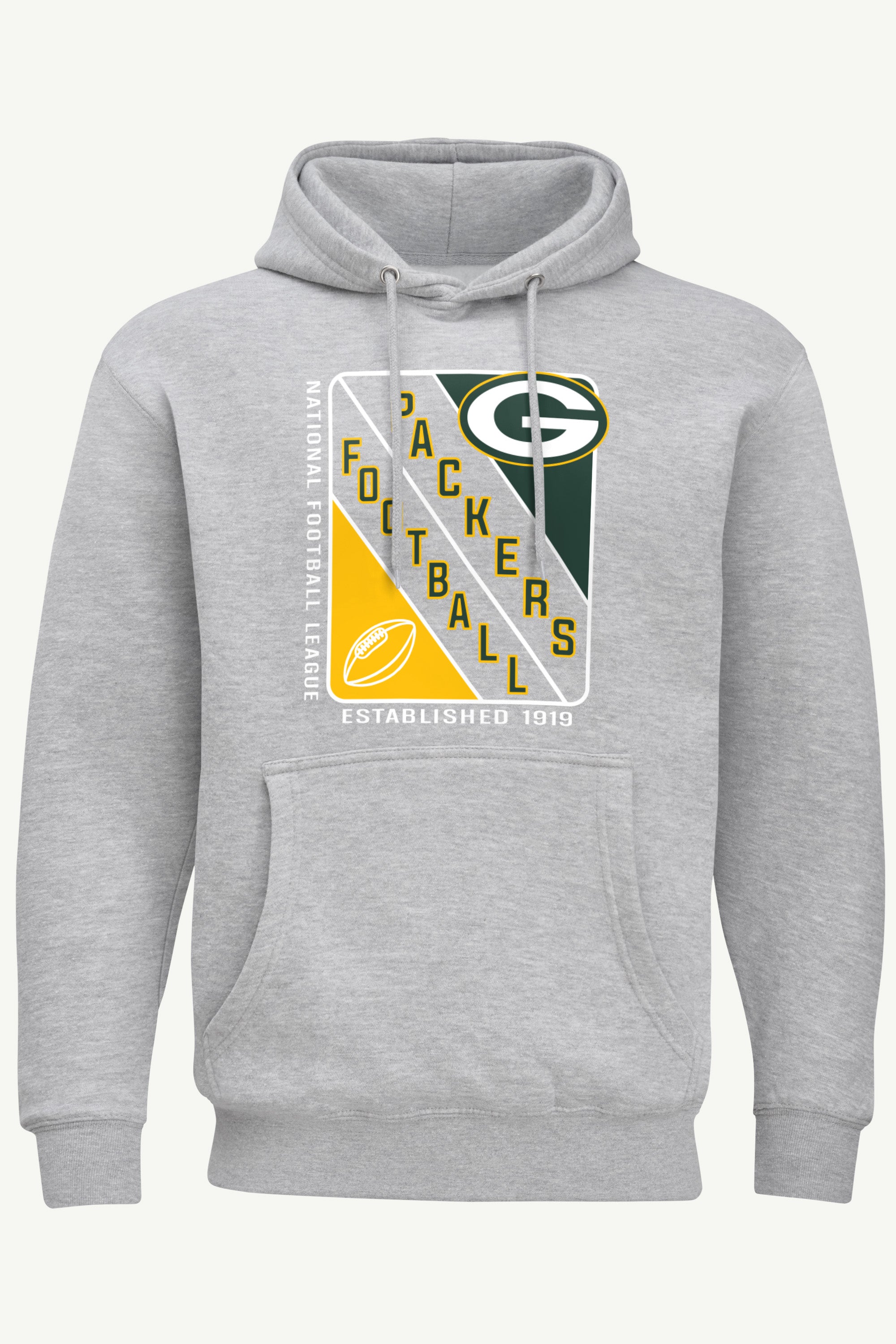 MENS GREEN BAY PACKERS SHIELD LOGO HOODIE View 1