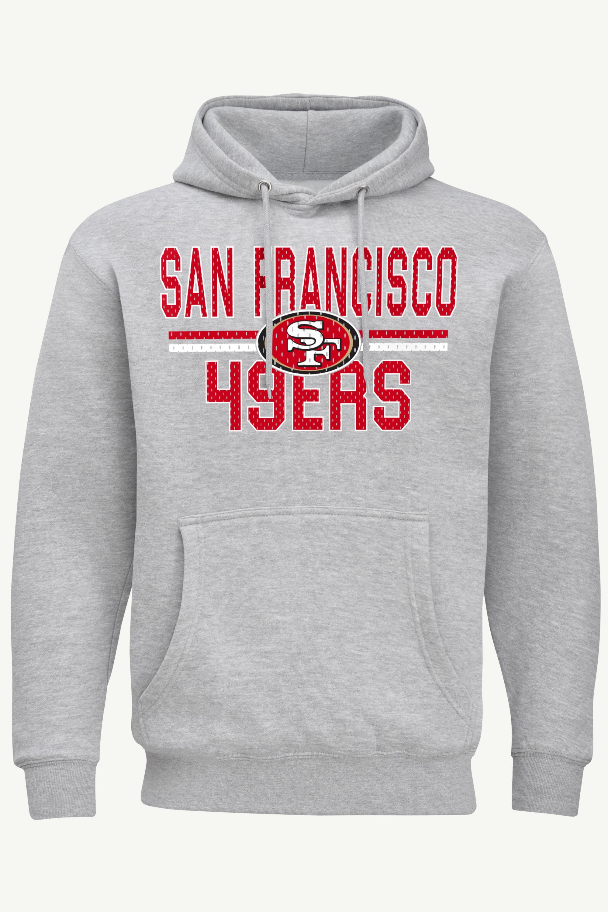MENS SAN FRANCISCO 49ERs MESH LOOK HOODIE View 1