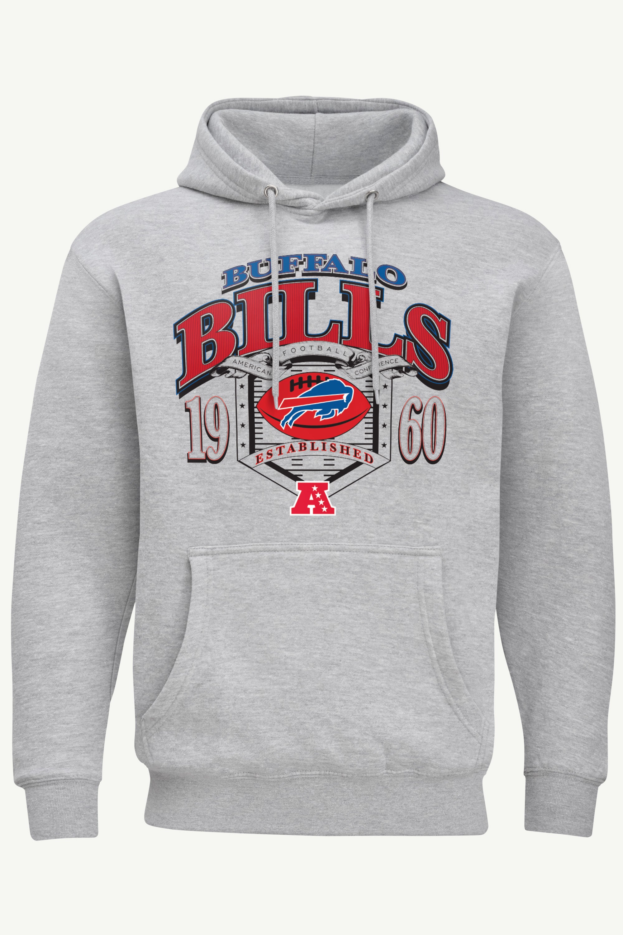 MENS BUFFALO BILLS 80s INSPIRED FIELD HOODIE View 1 | Men's Hoodies
